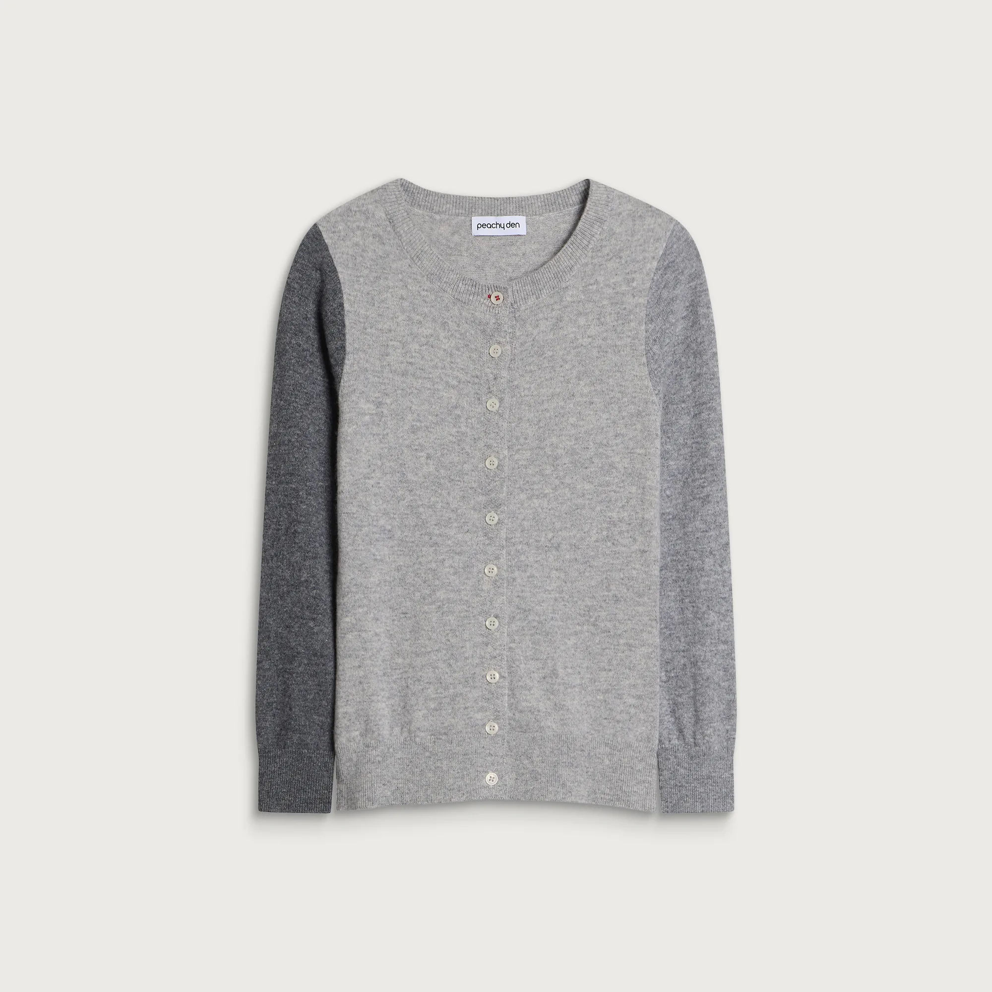 Peachy Den Colourblock Cardigan