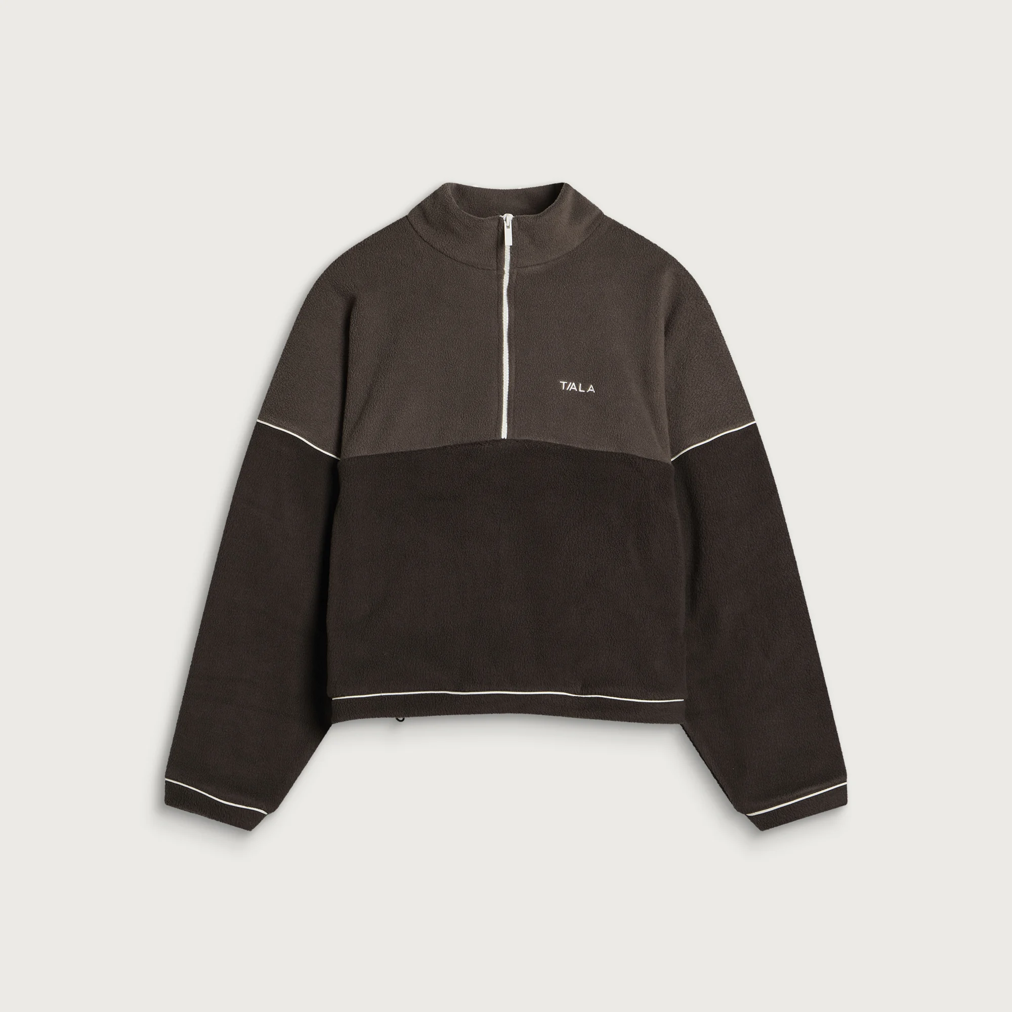 TALA 2-Tone Quarter Zip Fleece Jacket
