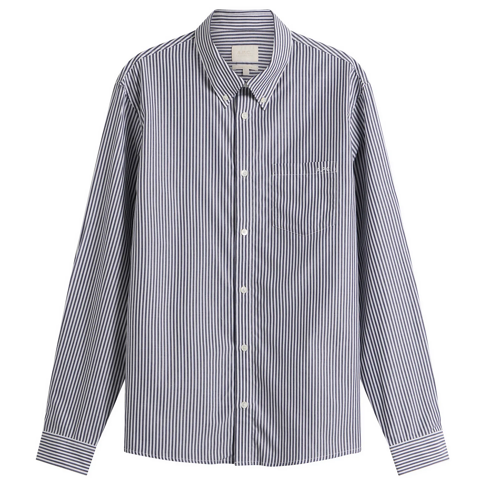 A.P.C. New Greg Stripe Poplin Shirt