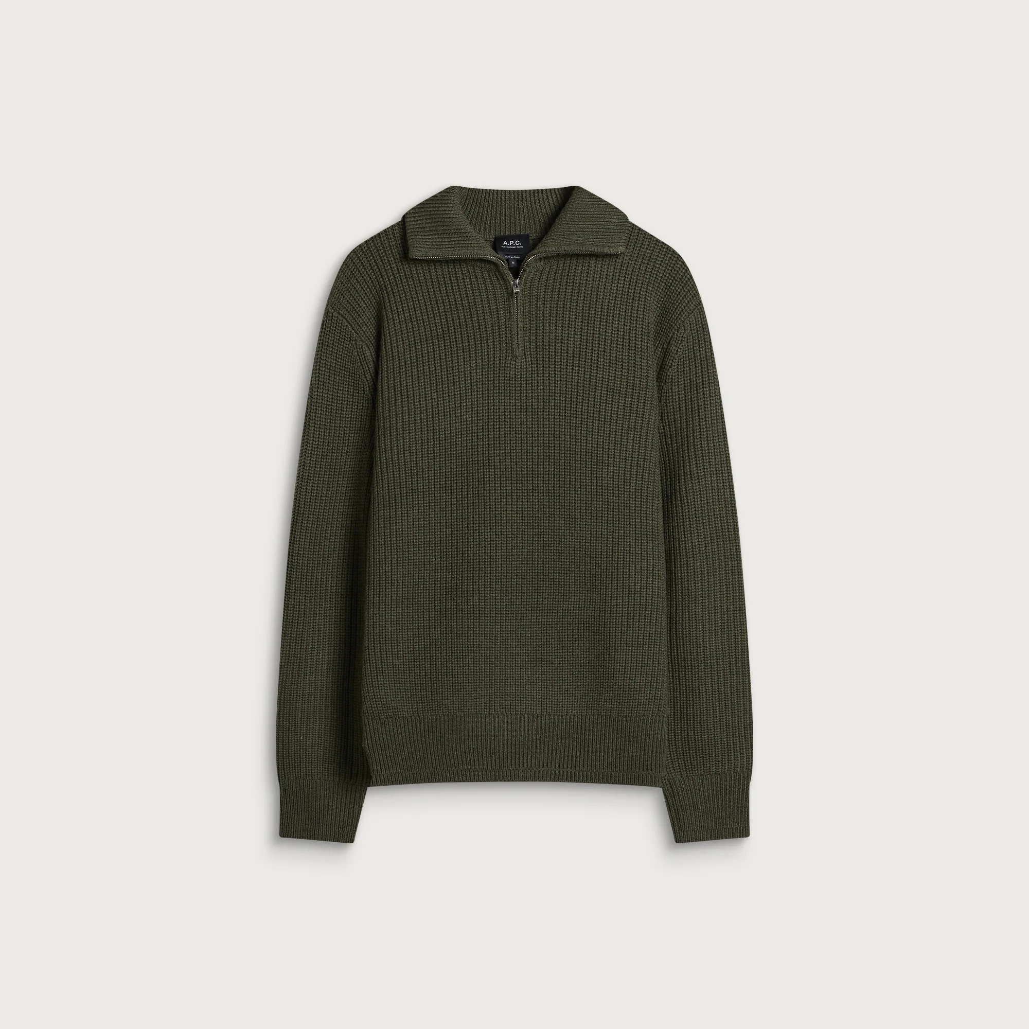 A.P.C. Daniel Quarter Zip Jumper