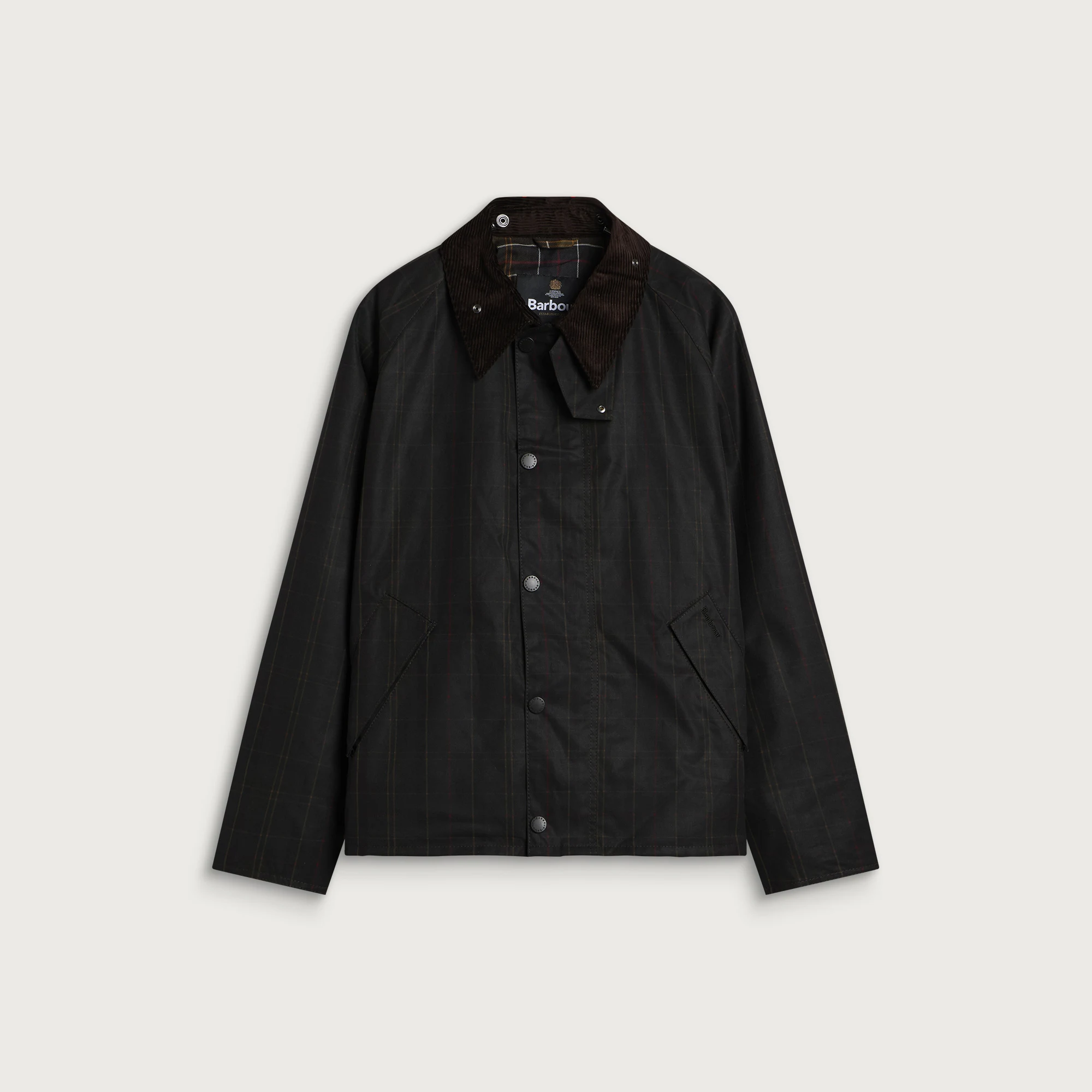 Barbour Tartan Transport Wax Jacket