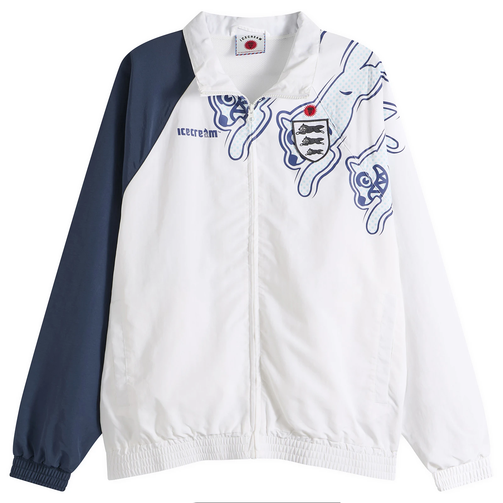 ICECREAM Running Dog Panelled Football Track Top