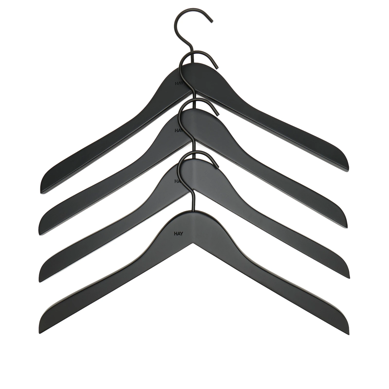 HAY Smooth Slim Coat Hanger - Set of 4
