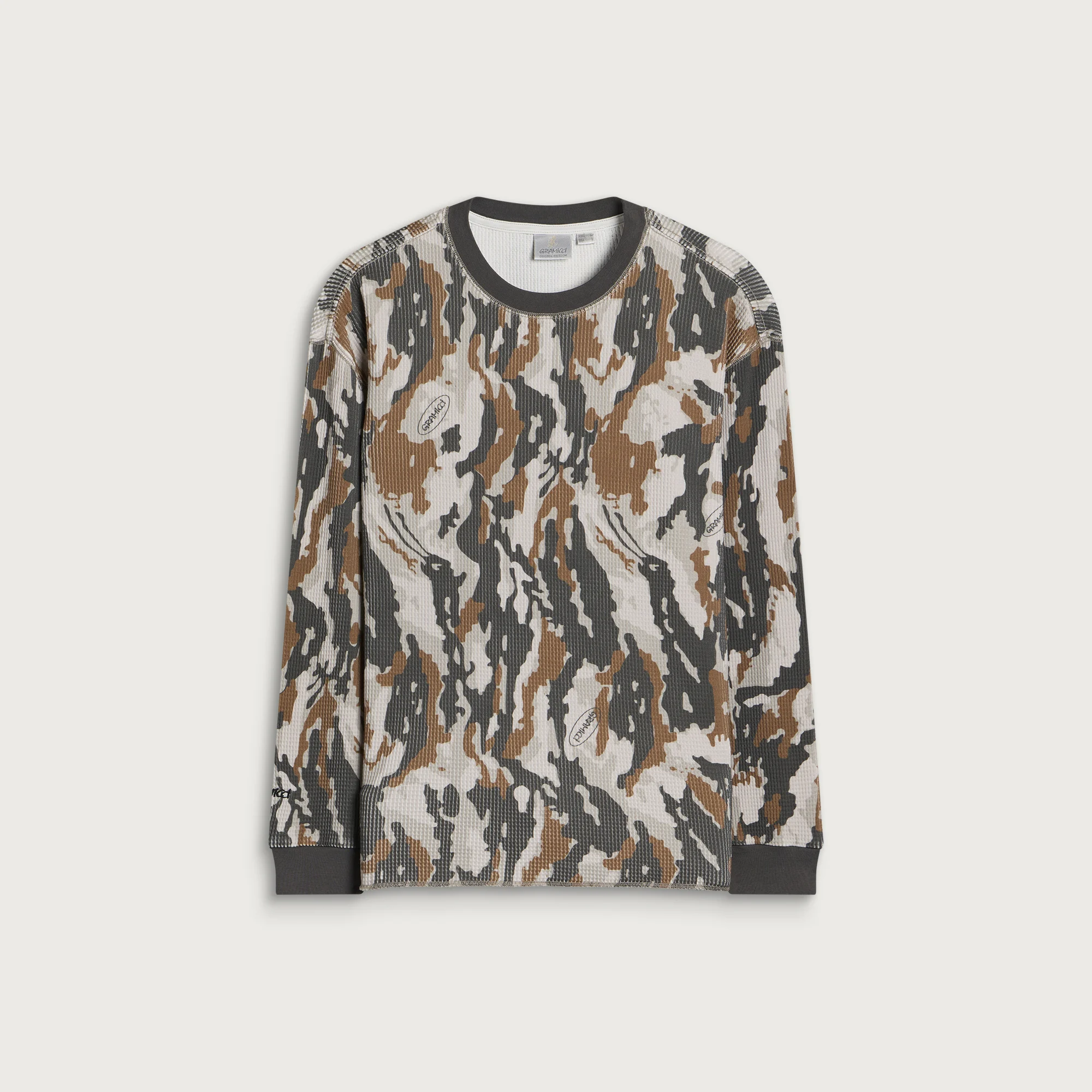 Gramicci Waffle Crew Long Sleeve Top