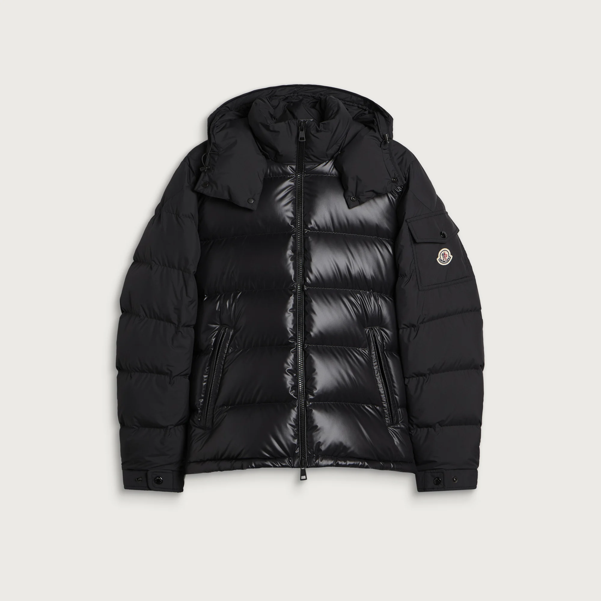 Moncler Maya Mixed Materials Padded Jacket