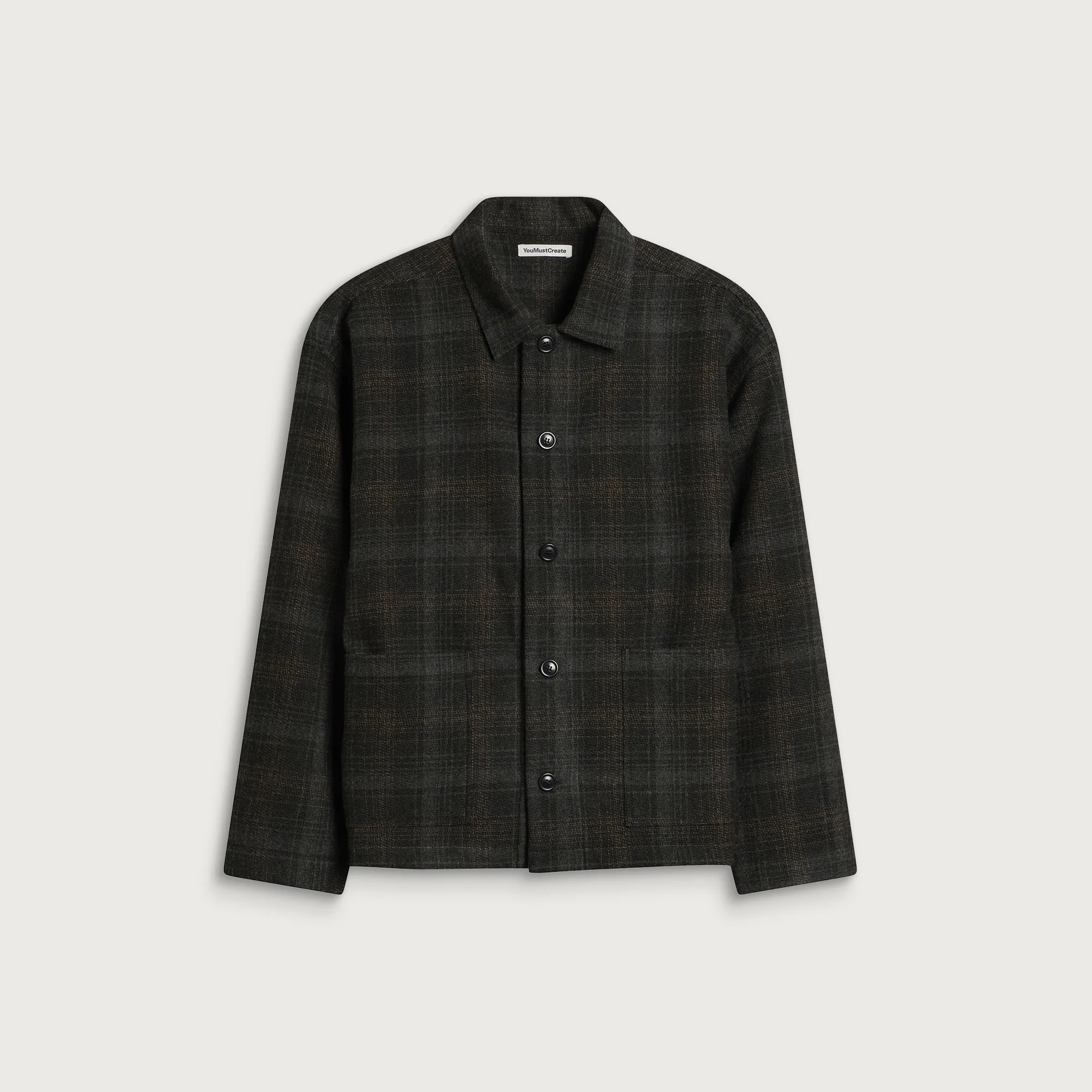 YMC Wool Check PJ Overshirt