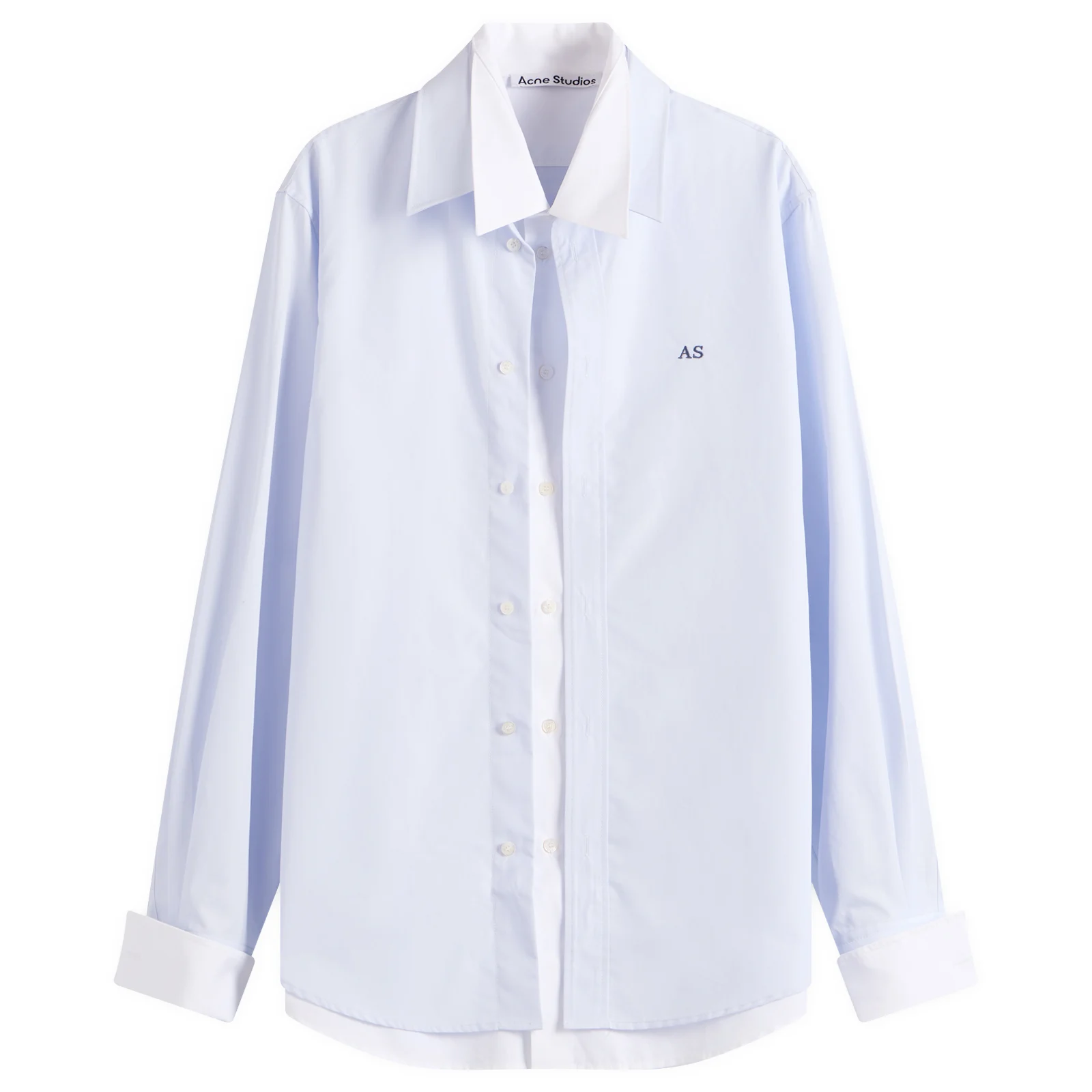 Acne Studios Sont Poplin Long Sleeve Shirt