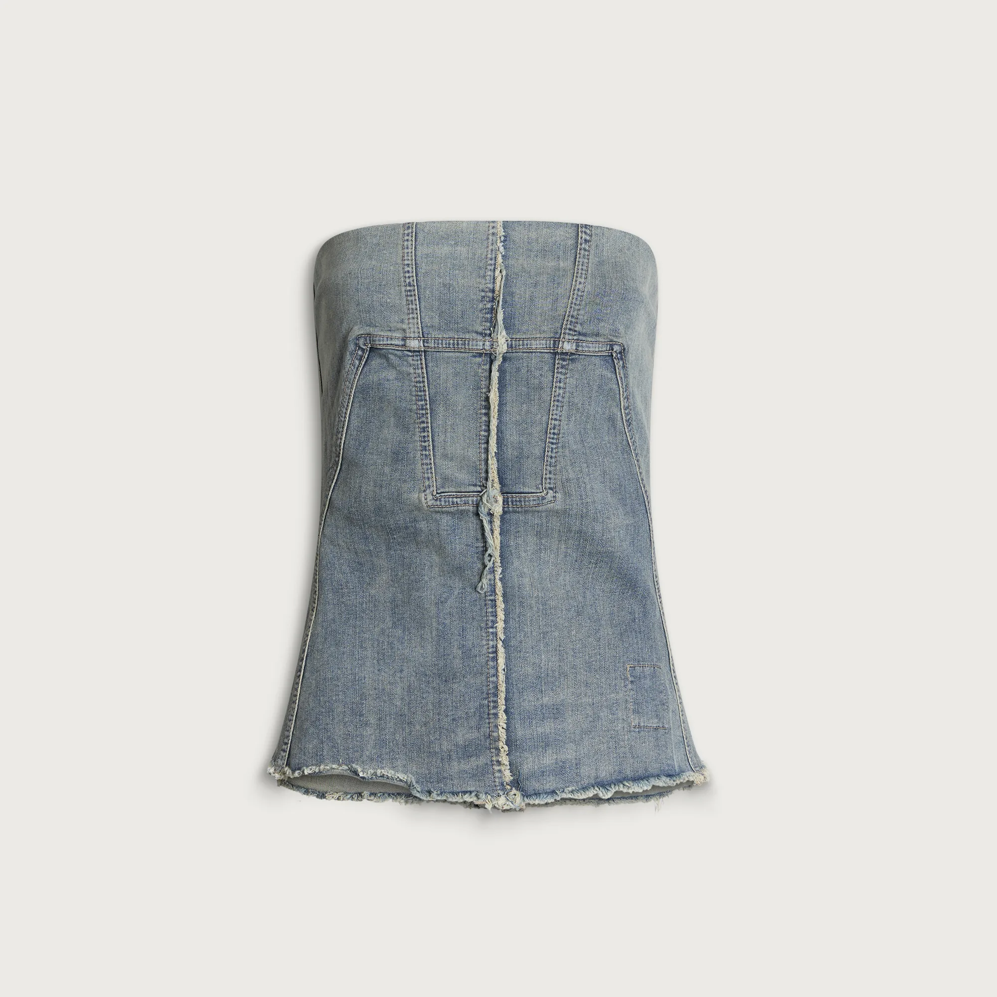 Rick Owens DRKSHDW Splintered Bustier Top