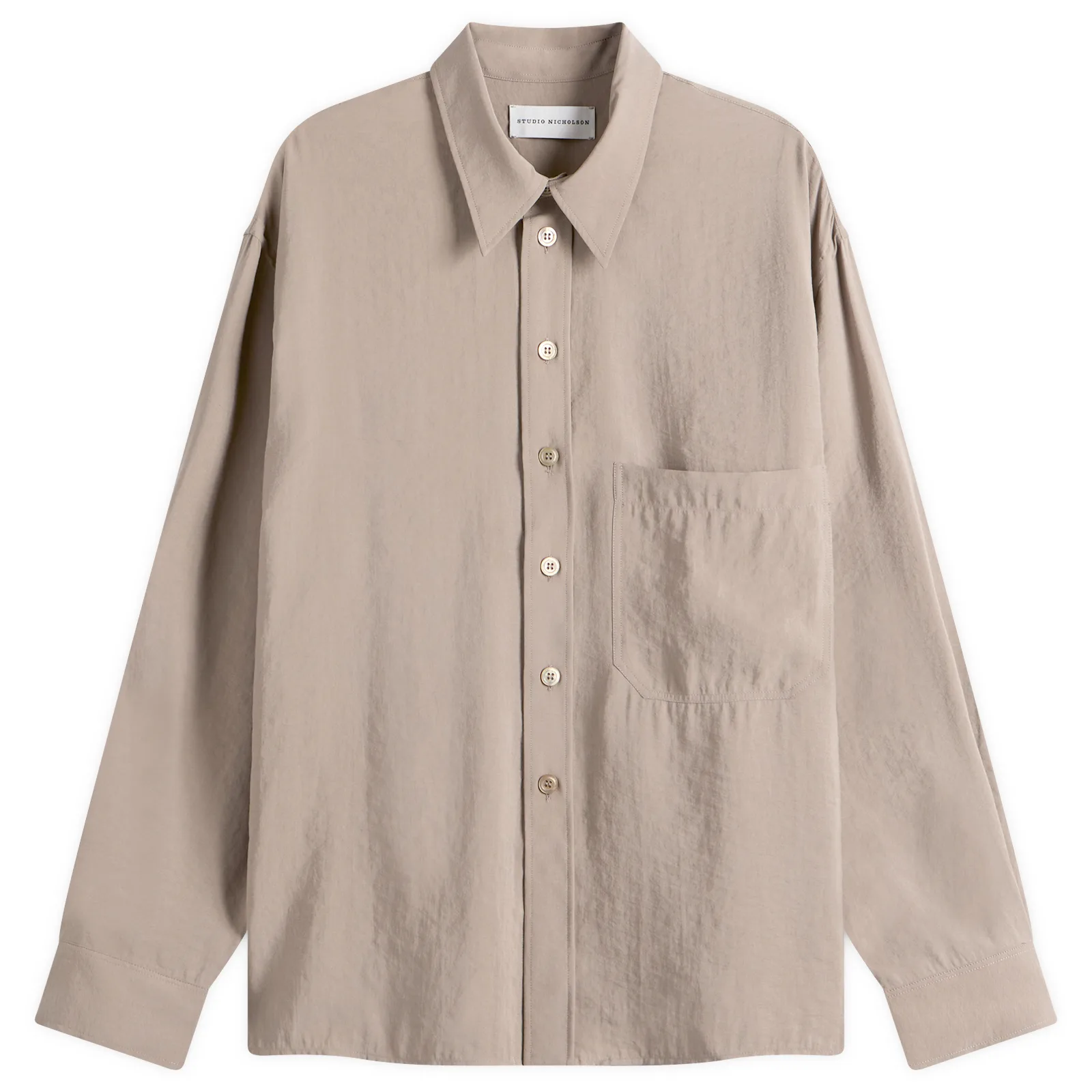 Studio Nicholson Emper Oversized Patch Pocket Shirt