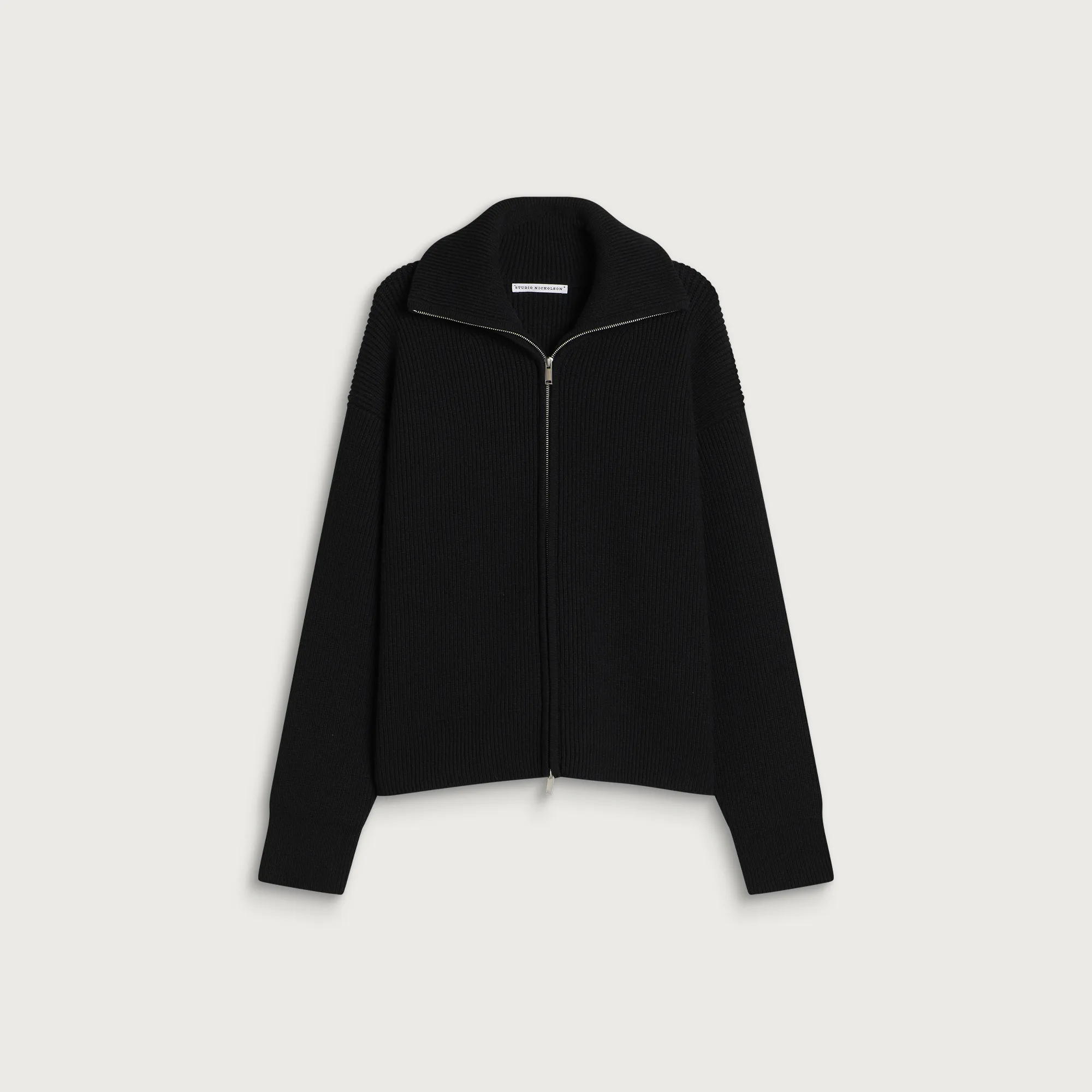 Studio Nicholson Sandos Rib Zip Though Jumper