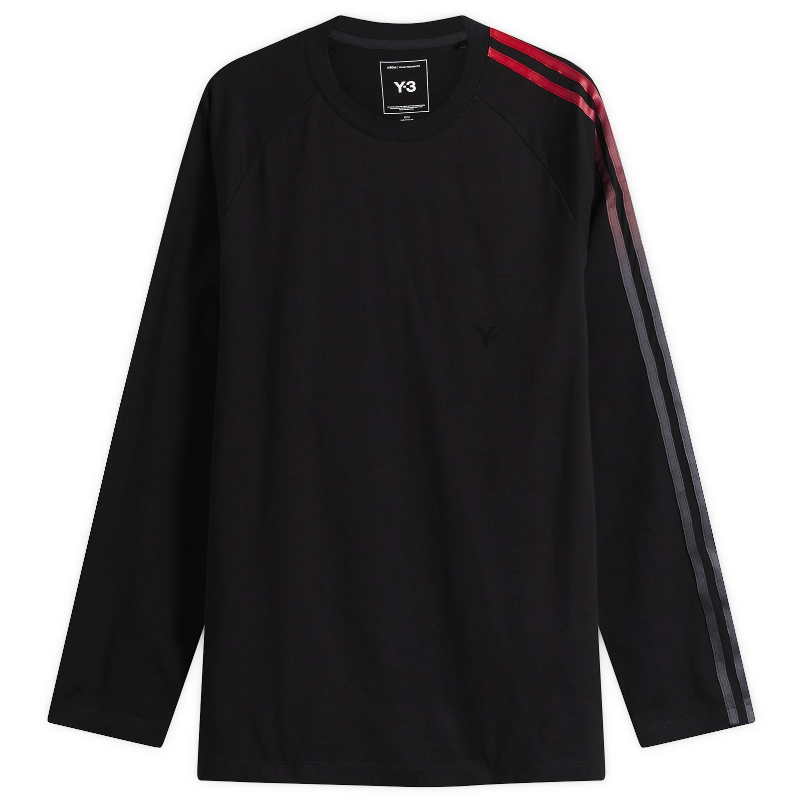 Y-3 Oversized Gradient Stripes Long Sleeve T-Shirt