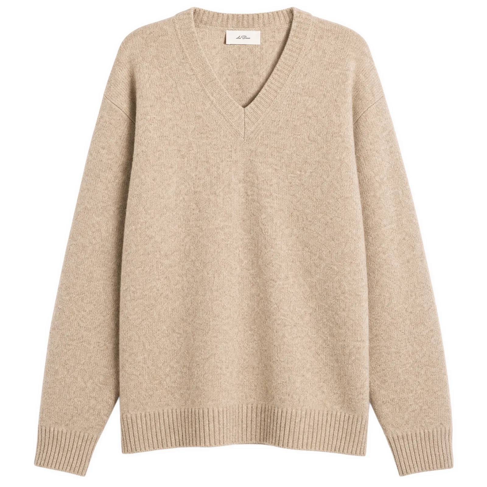 Les Deux Melange V-Neck Jumper