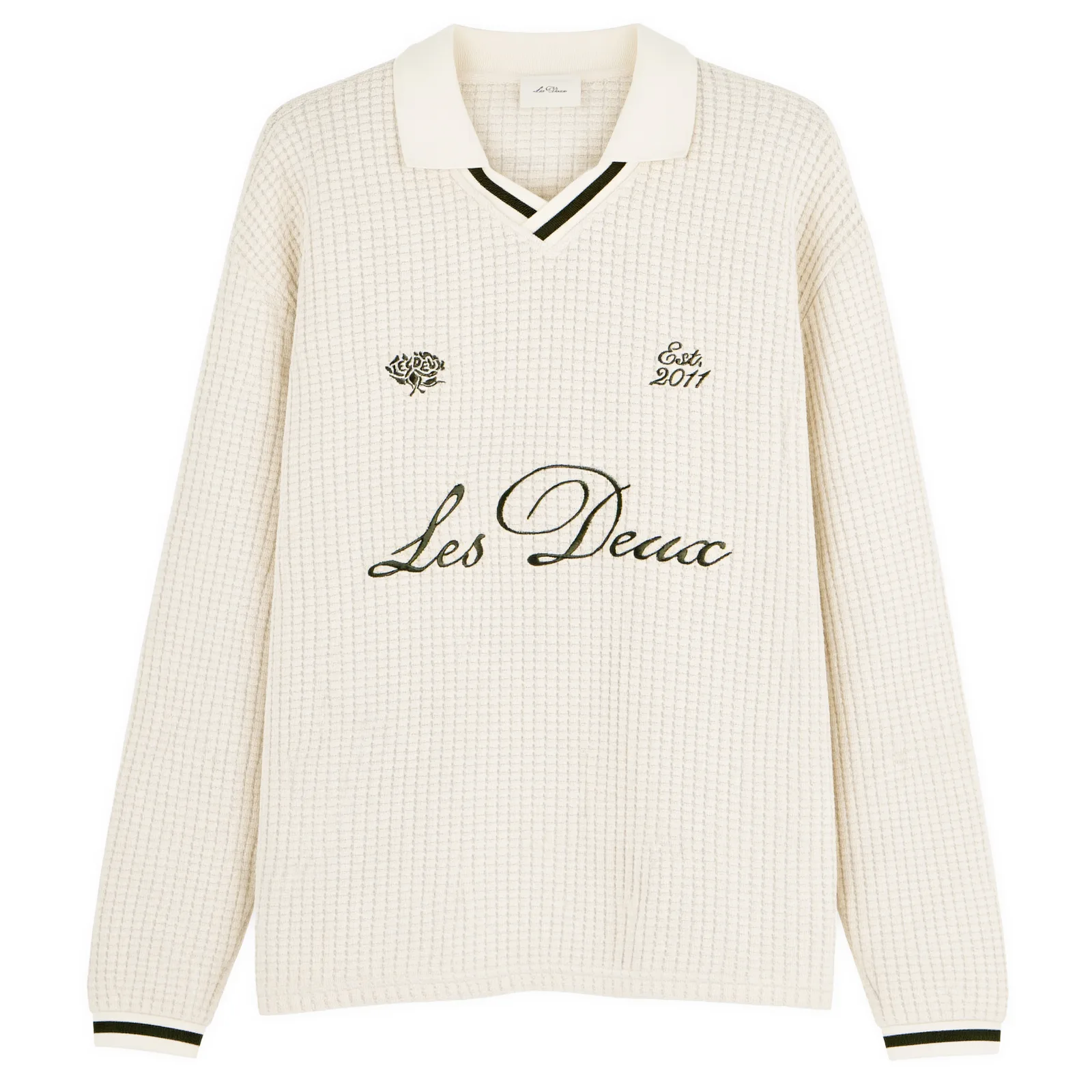 Les Deux Waffle Long Sleeve Football Jersey