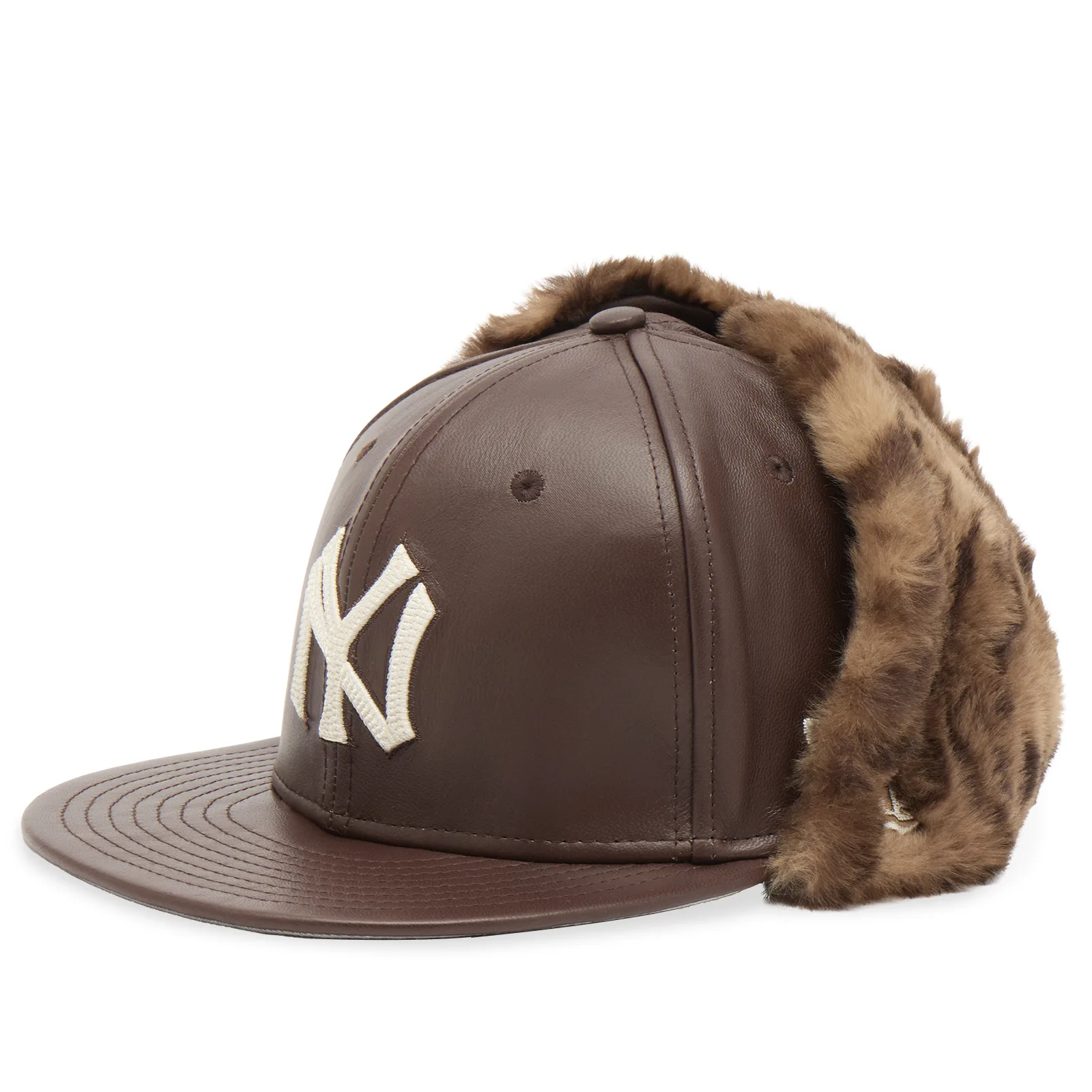 New Era New York Yankees Leather 59Fifty Dogear Cap