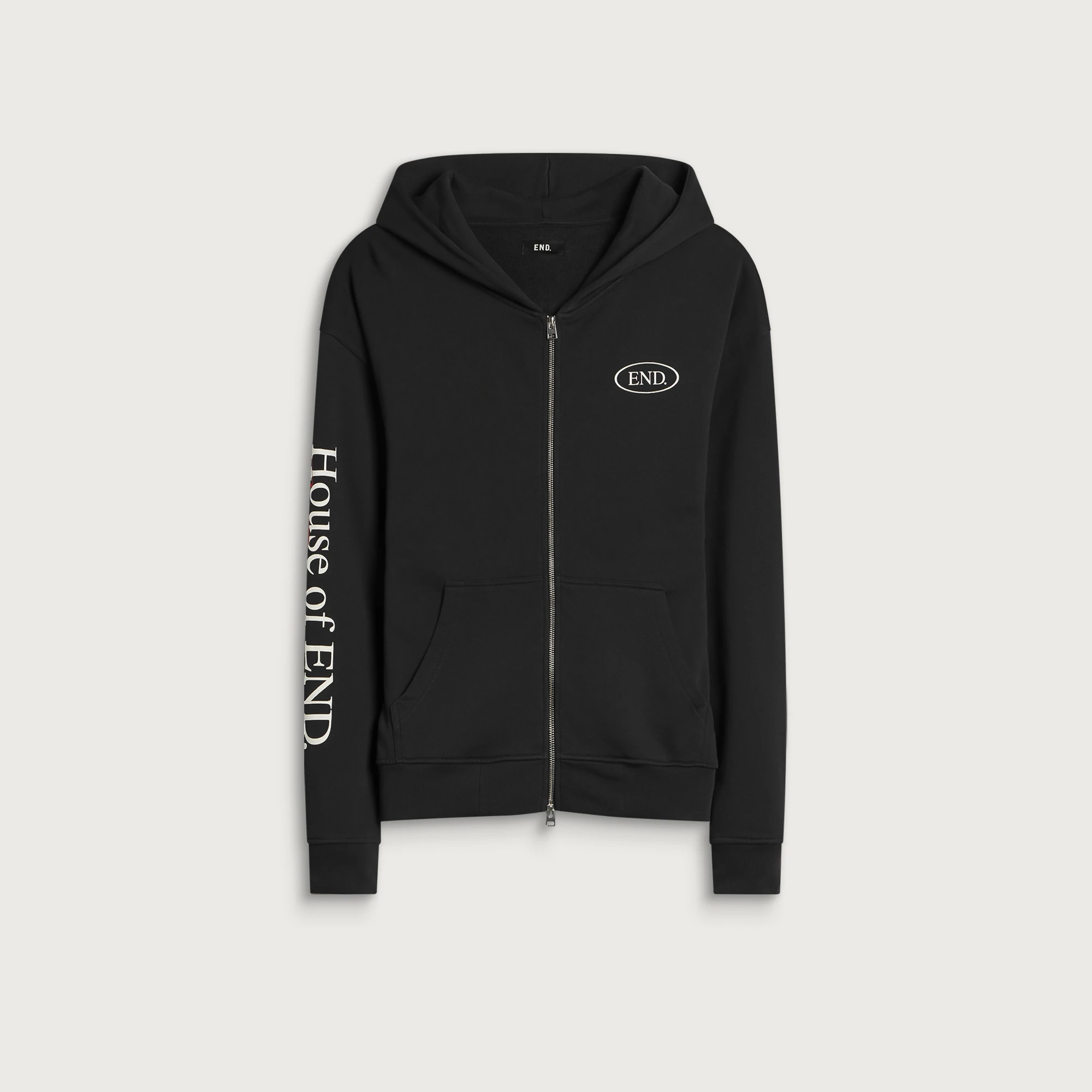 END. Underline Zip Hoodie
