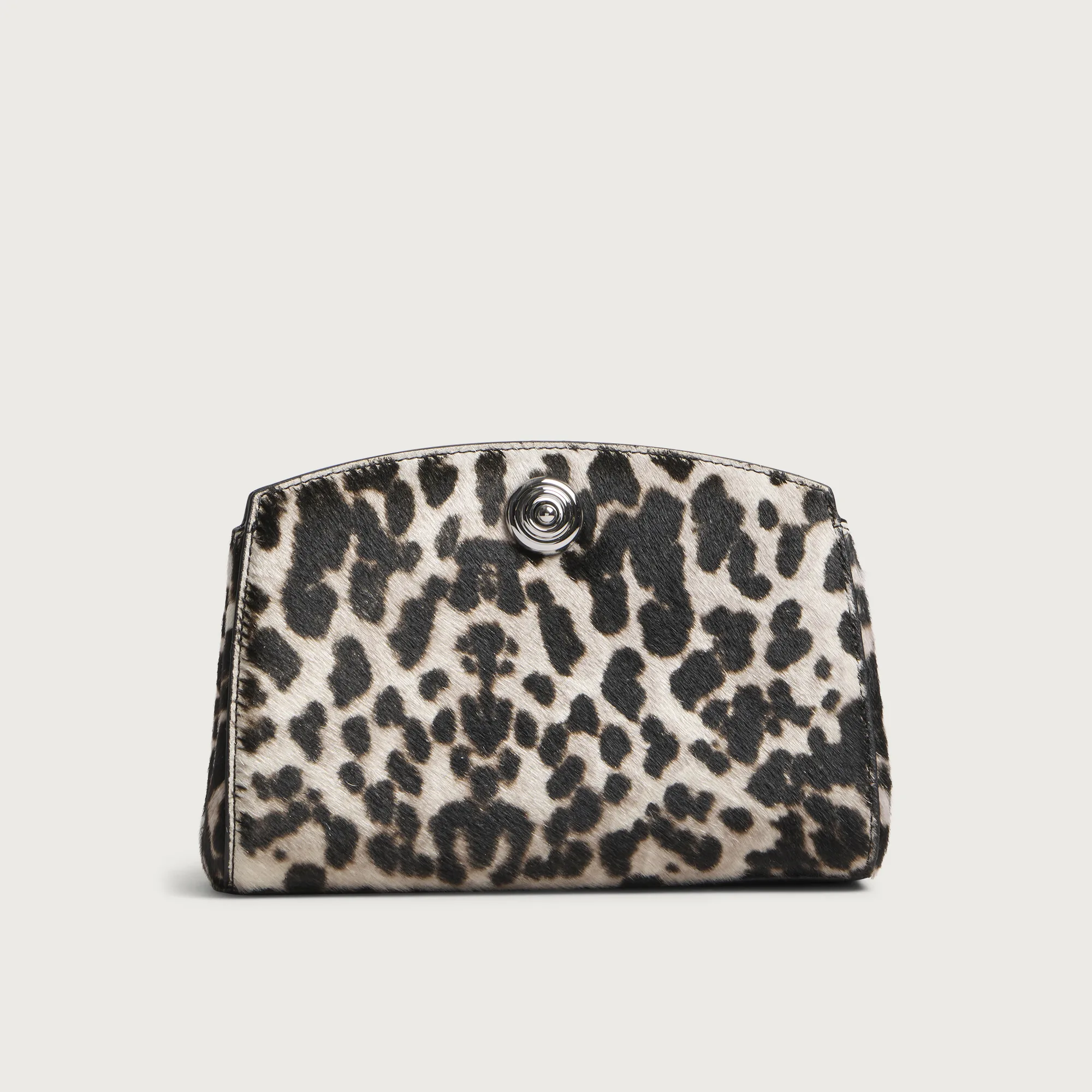 Liffner Pushlock Haircalf Clutch Bag