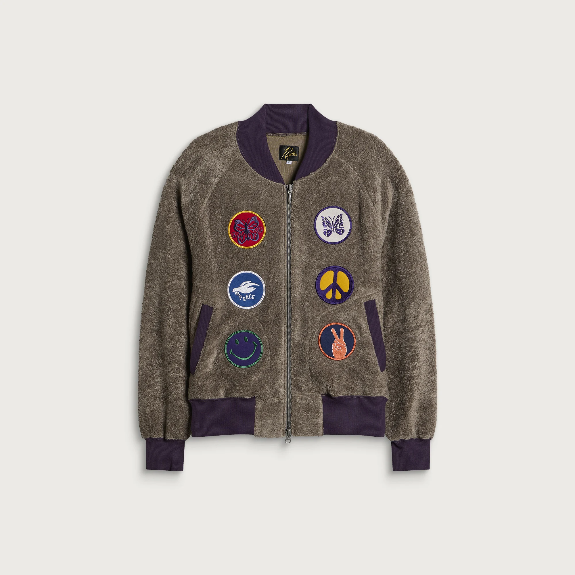 Needles Souvenir Knit Bomber Jacket