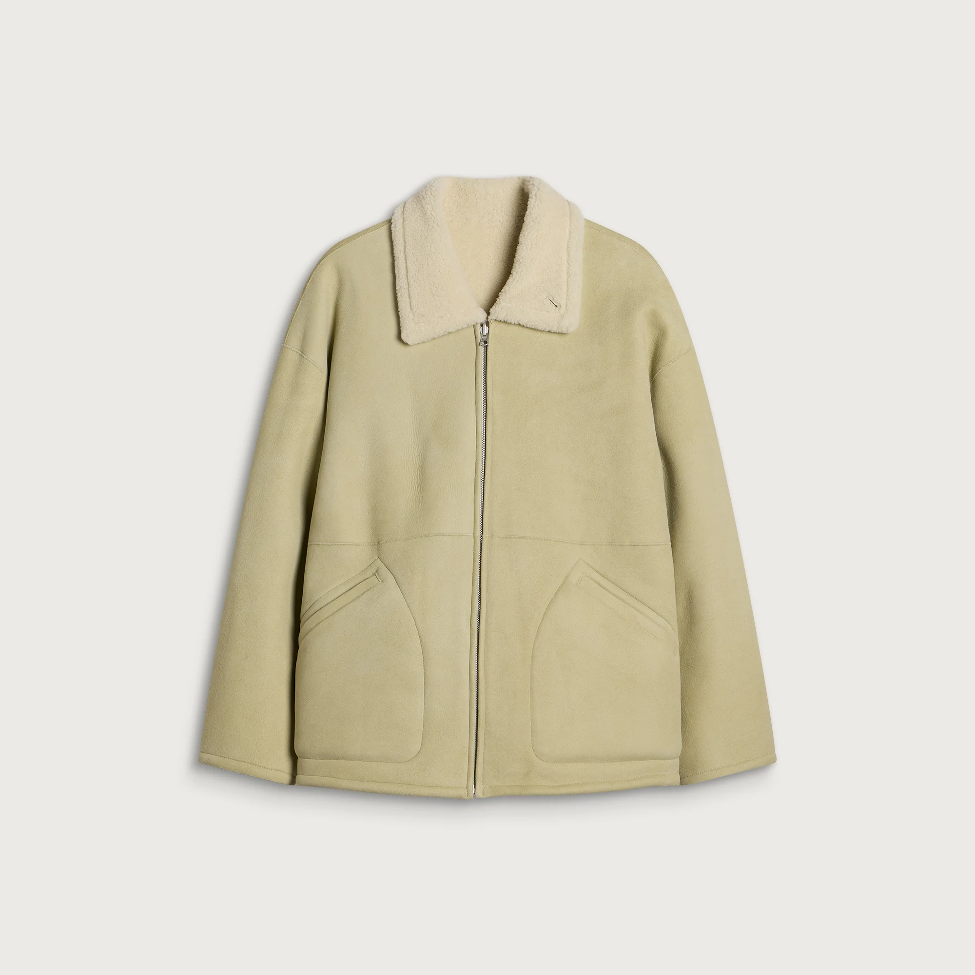 Auralee Shearling Zip Blouson