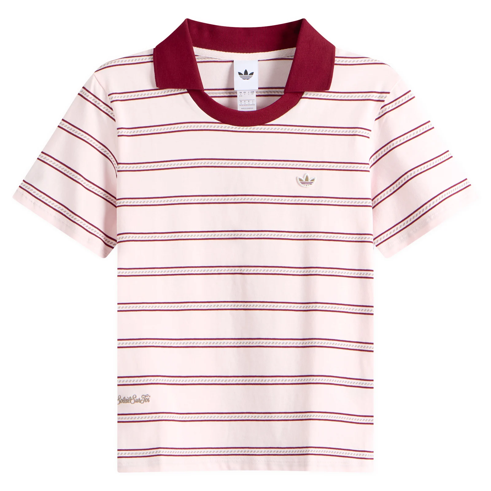 adidas Stripe Polo