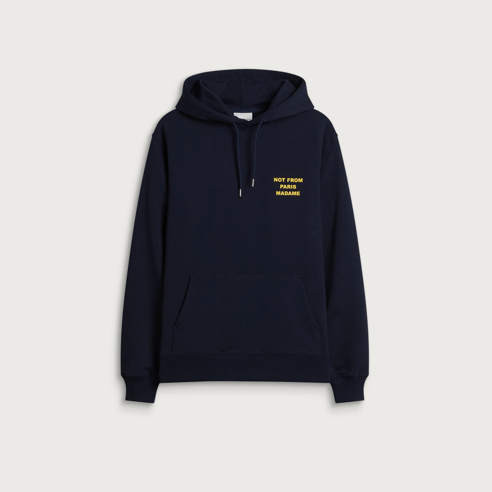 Drôle de Monsieur Bold Slogan Hoodie