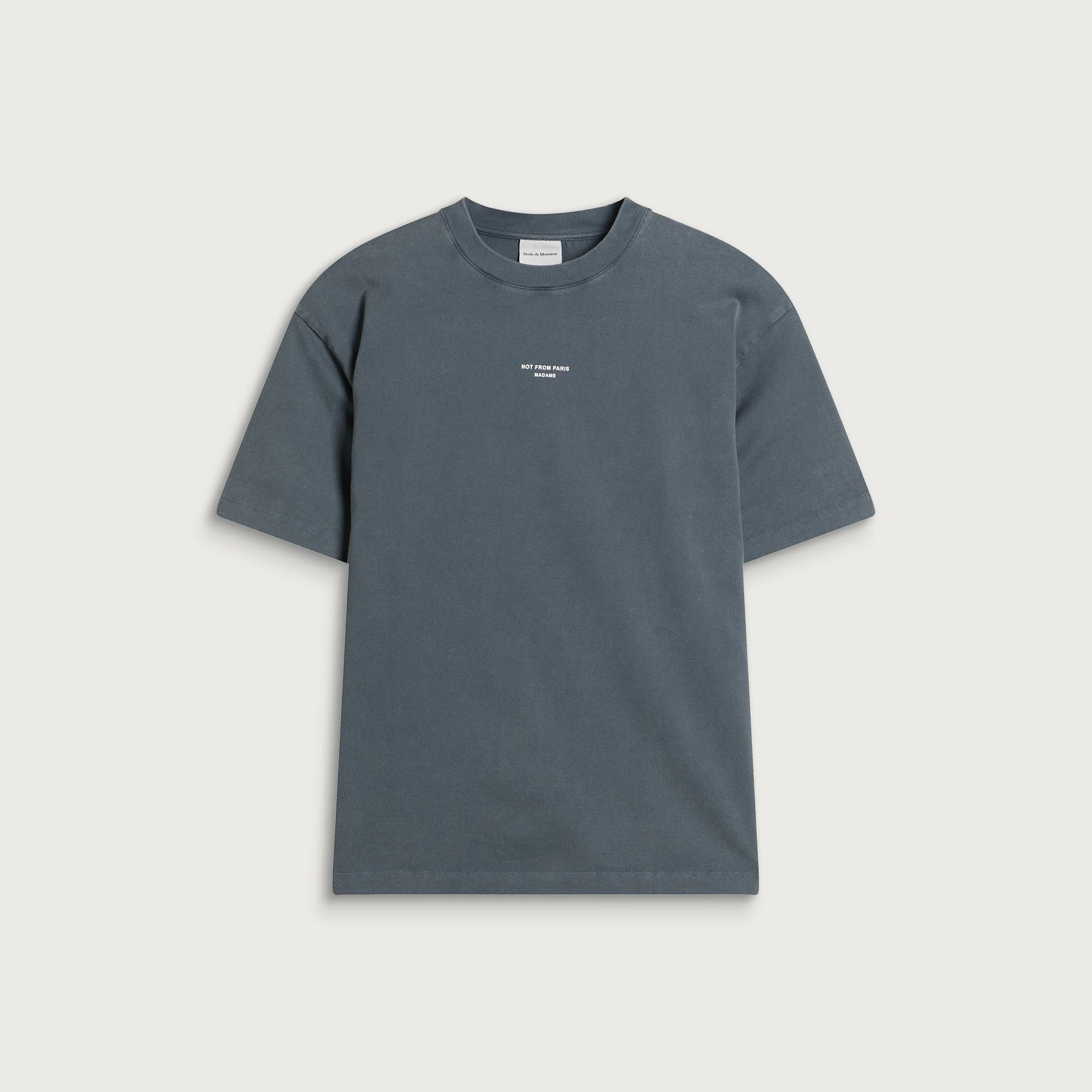 Drôle de Monsieur Classic Slogan T-Shirt