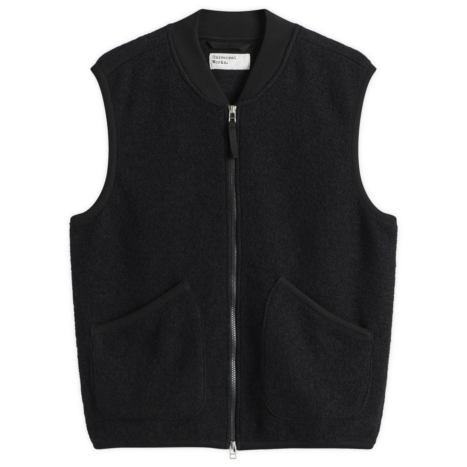 Universal Works Wool Fleece Zip Waistcoat