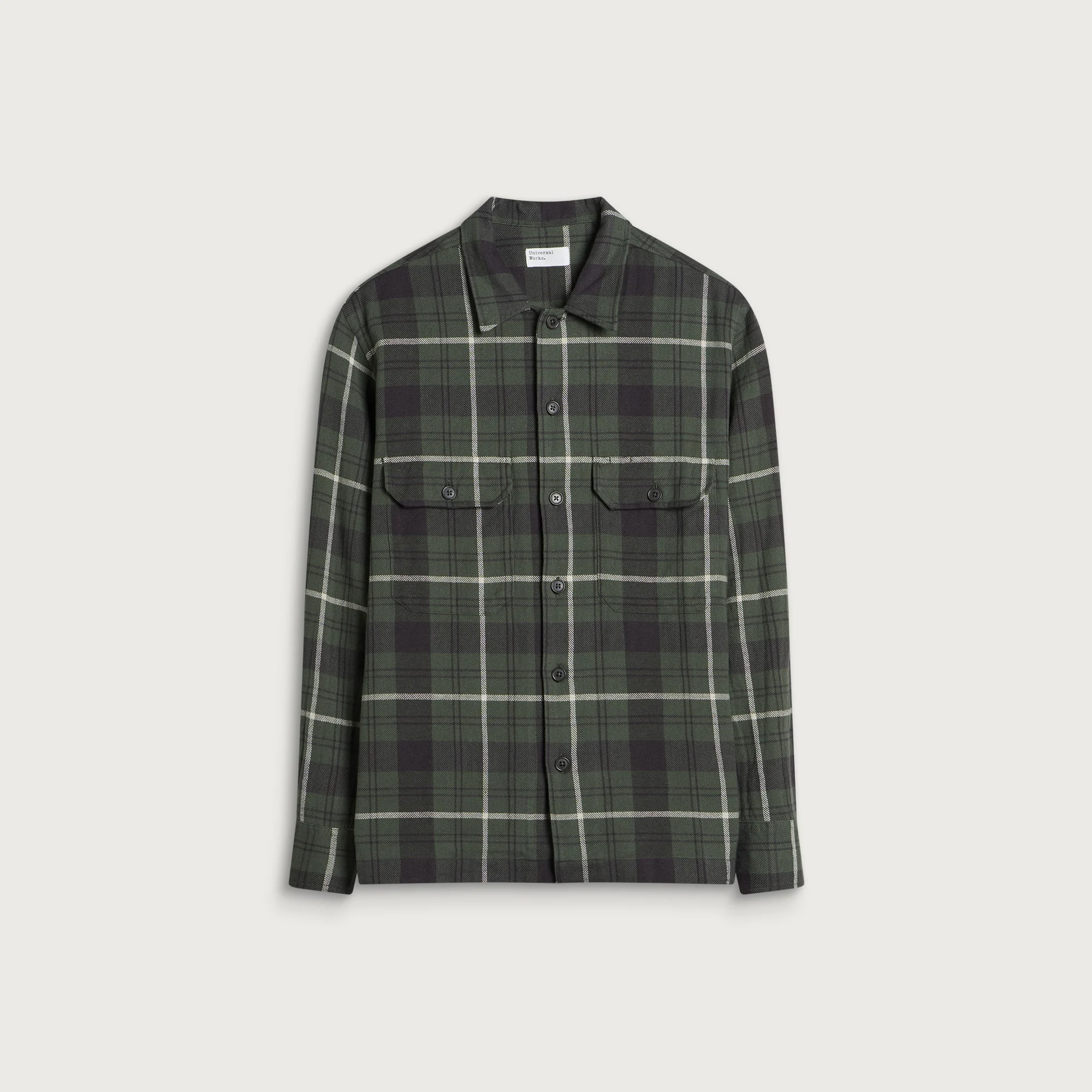 Universal Works Washed Check Utility Shirt