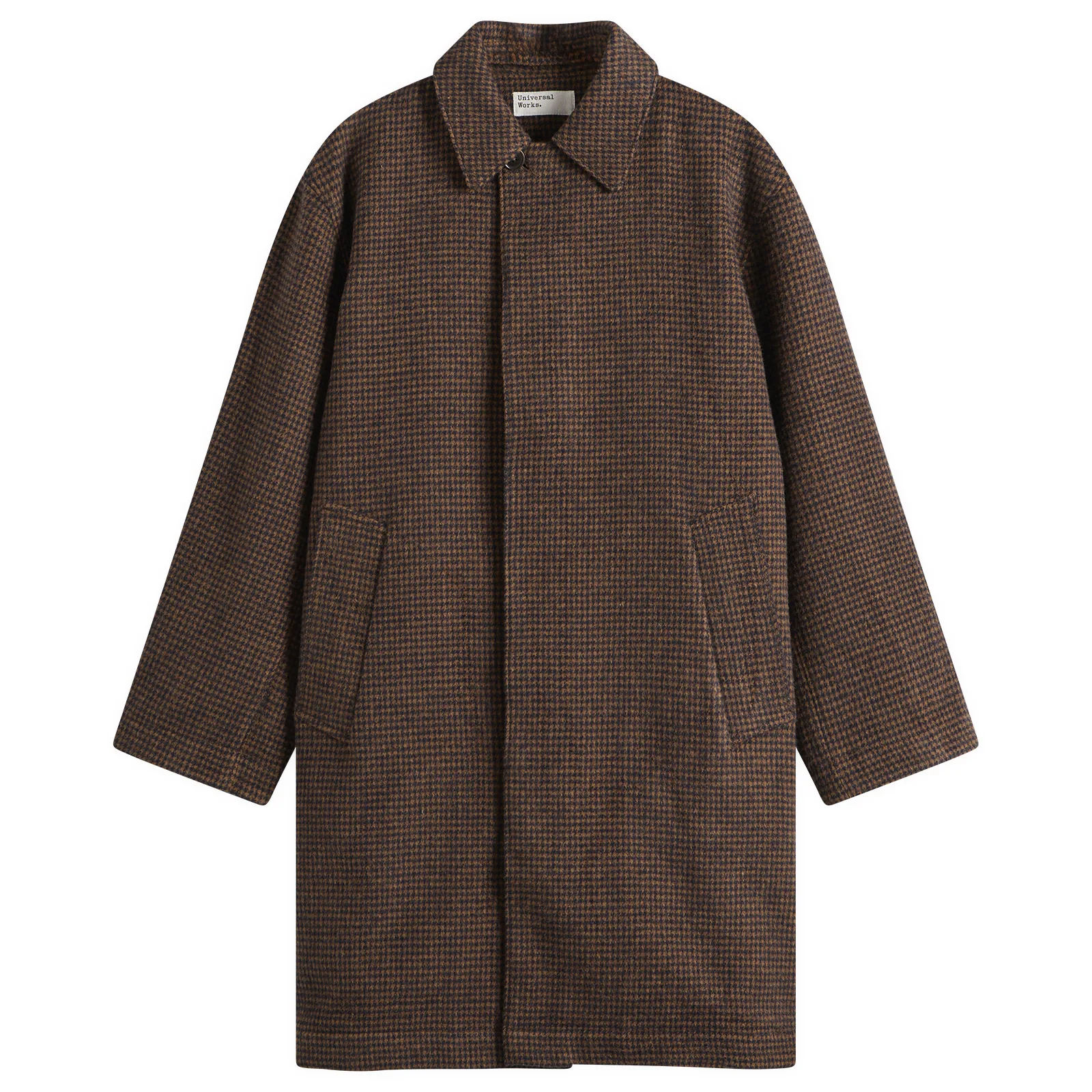 Universal Works Wool Tweed Mix Stan Coat