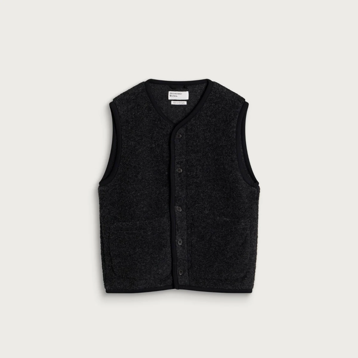 Universal Works Bouclet Fleece Lancaster Gilet