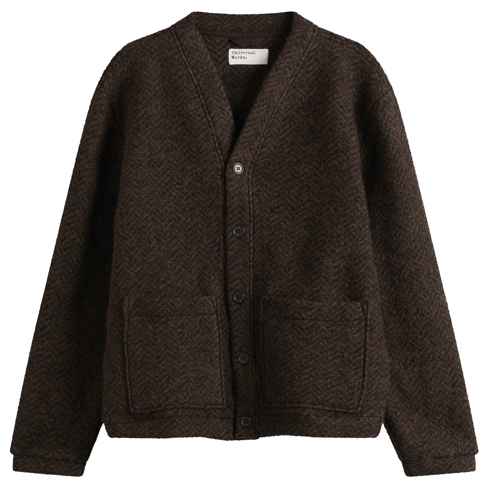 Universal Works Raven Fleece Advance Cardigan