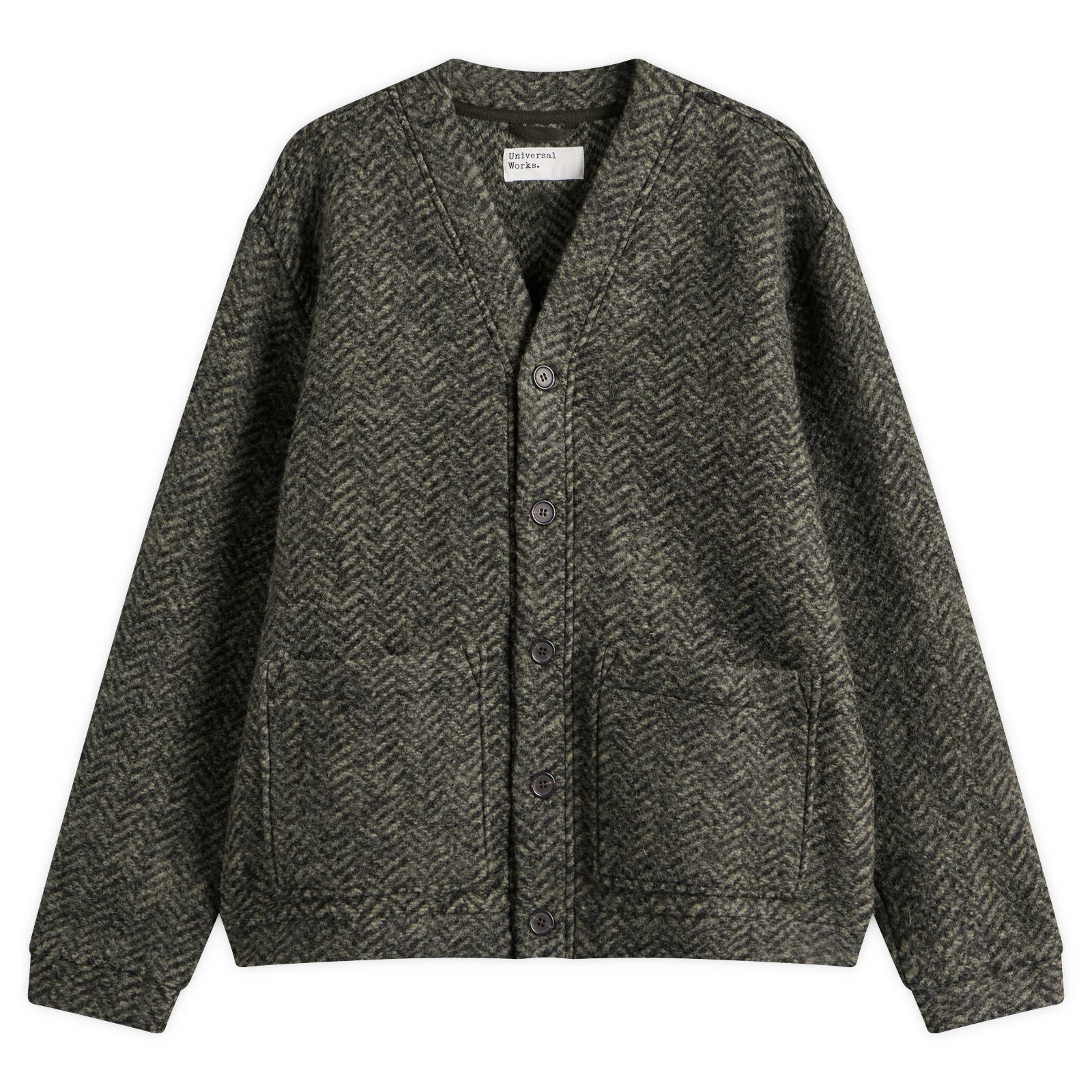 Universal Works Raven Fleece Advance Cardigan