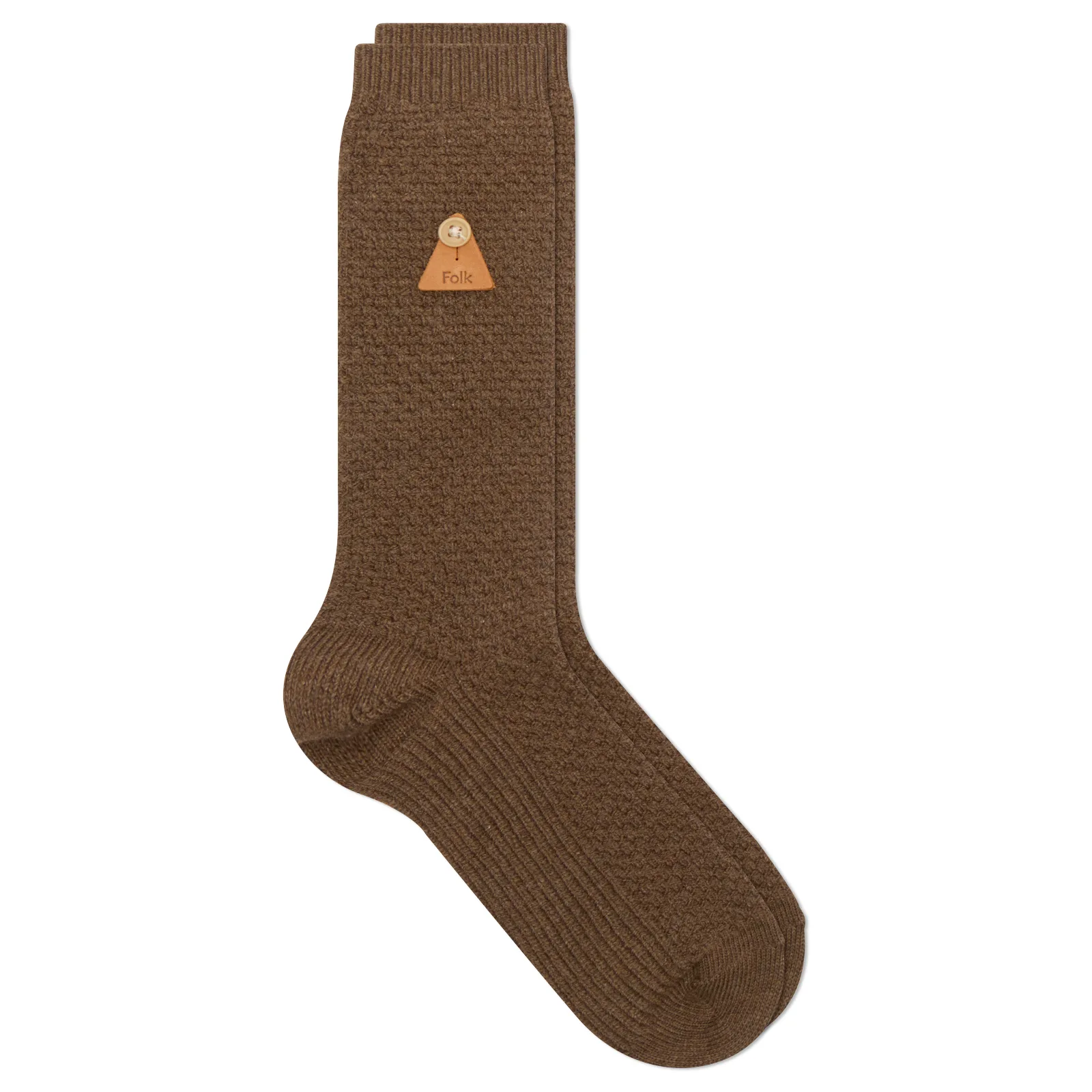 Folk Waffle Sock