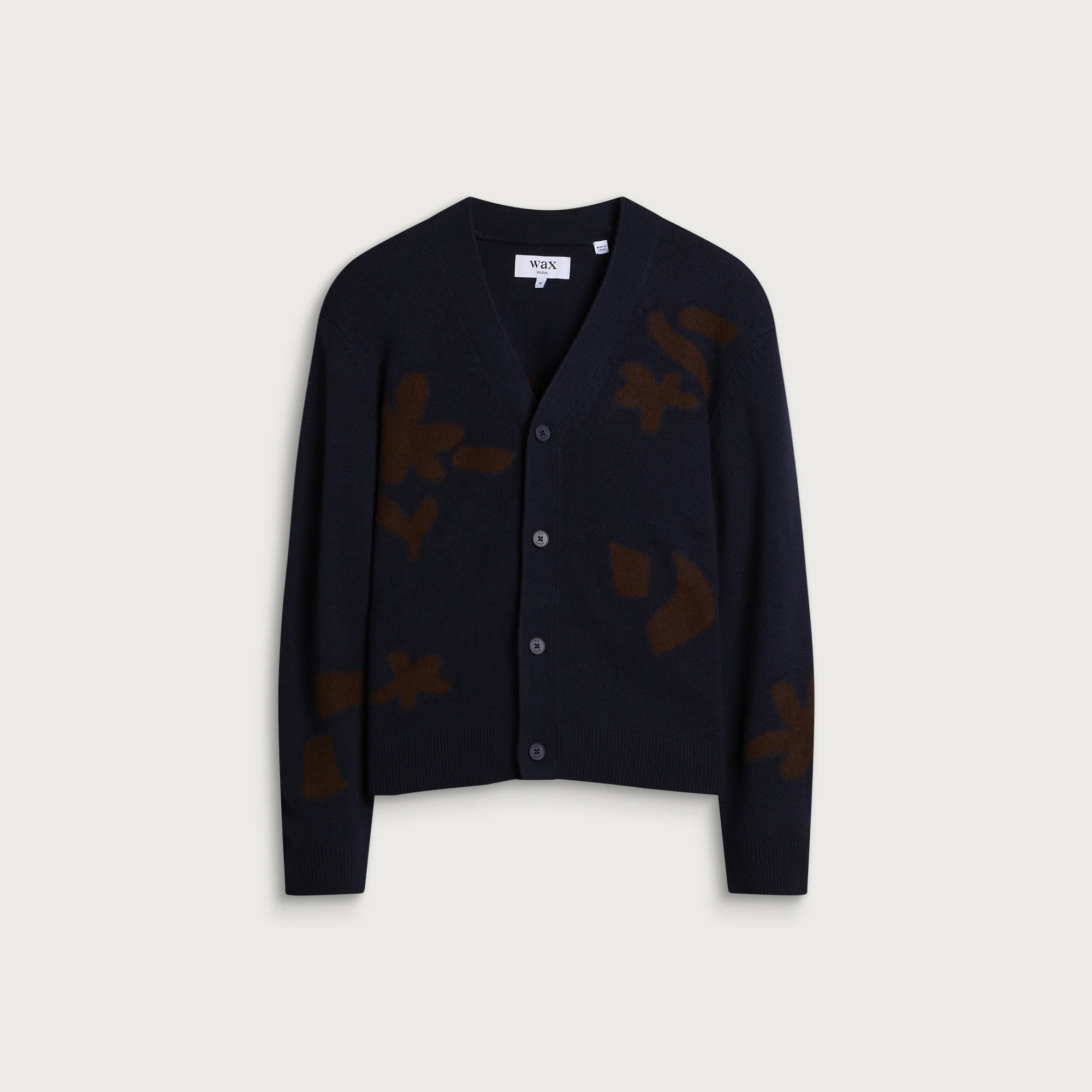 Wax London Walker Felted Applique Cardigan
