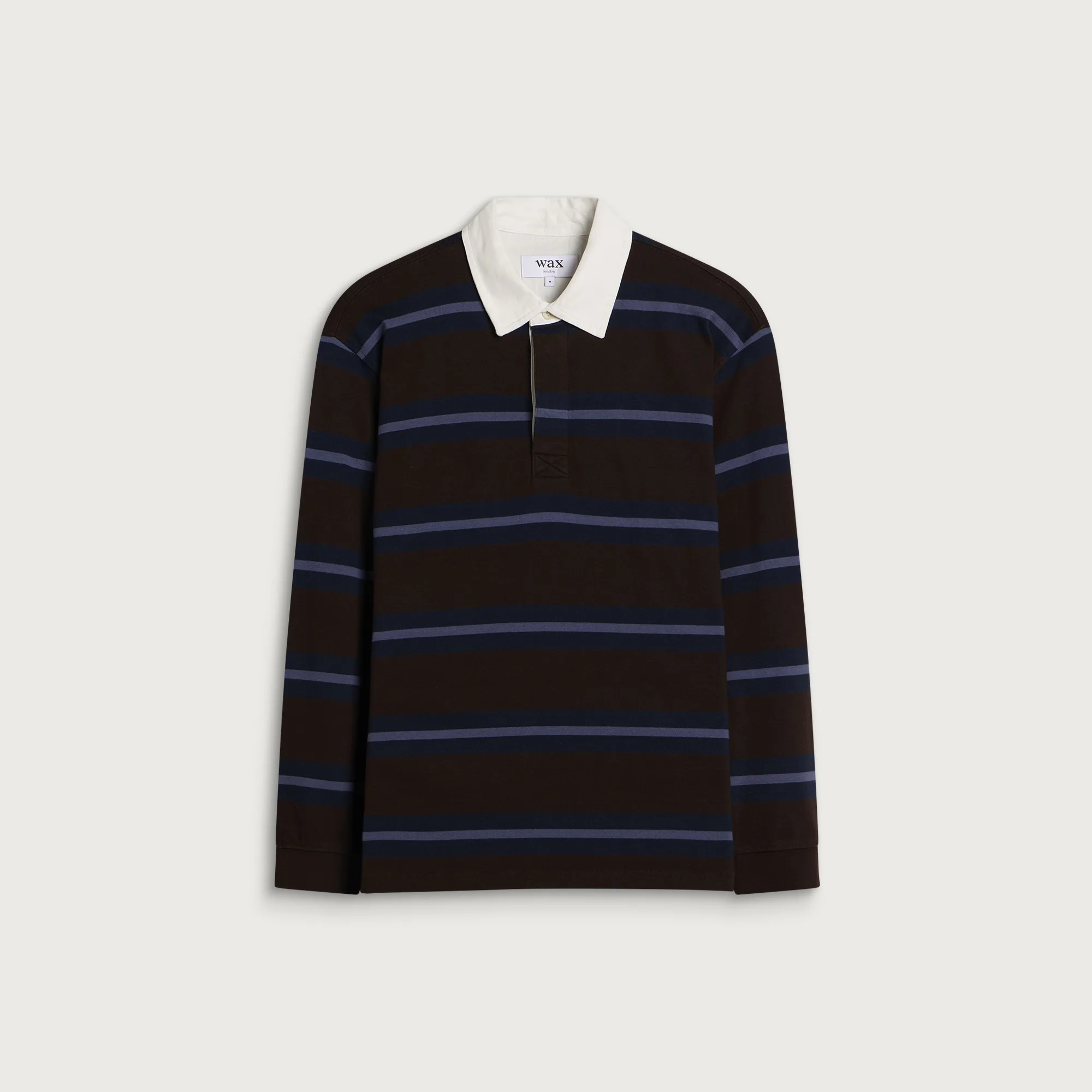 Wax London Rowhill Mirror Stripe Rugby Shirt