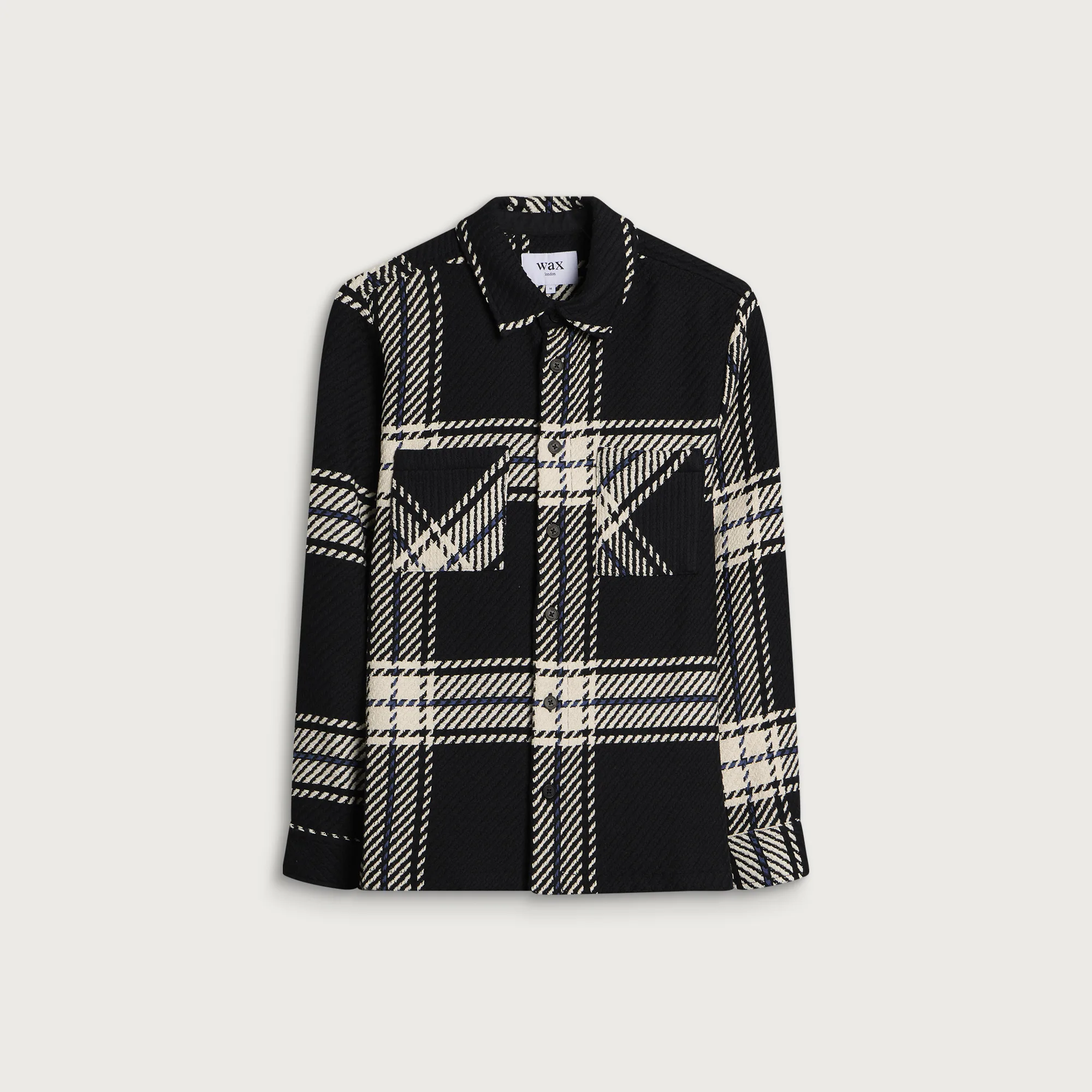 Wax London Whiting Grid Check Overshirt