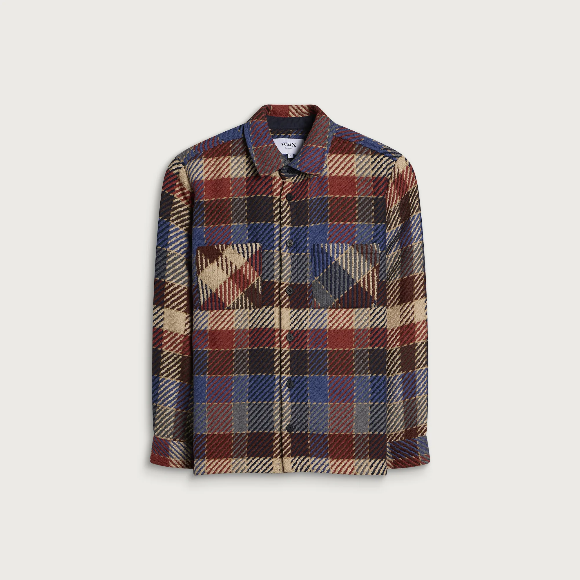 Wax London Whiting Pike Check Overshirt