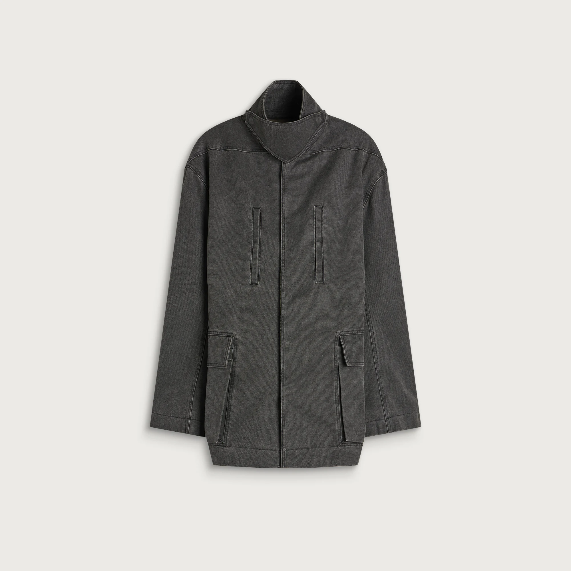 Rick Owens Collared Canvas Mac