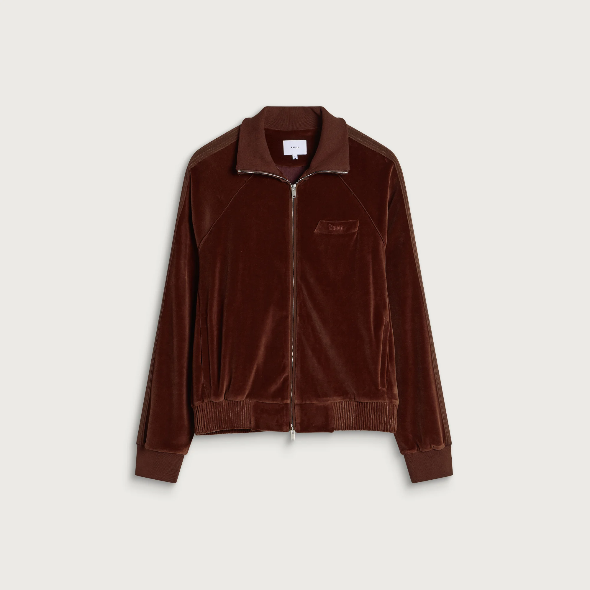 Rhude Madera Velour Track Jacket