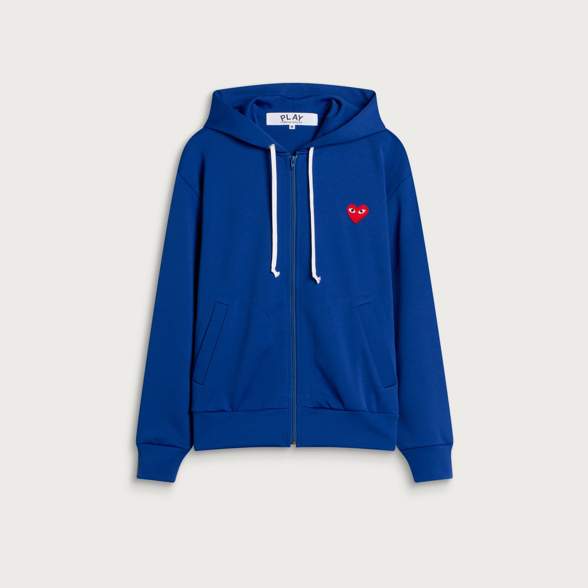 Comme des Garçons Play Red Heart Zip Hoodie