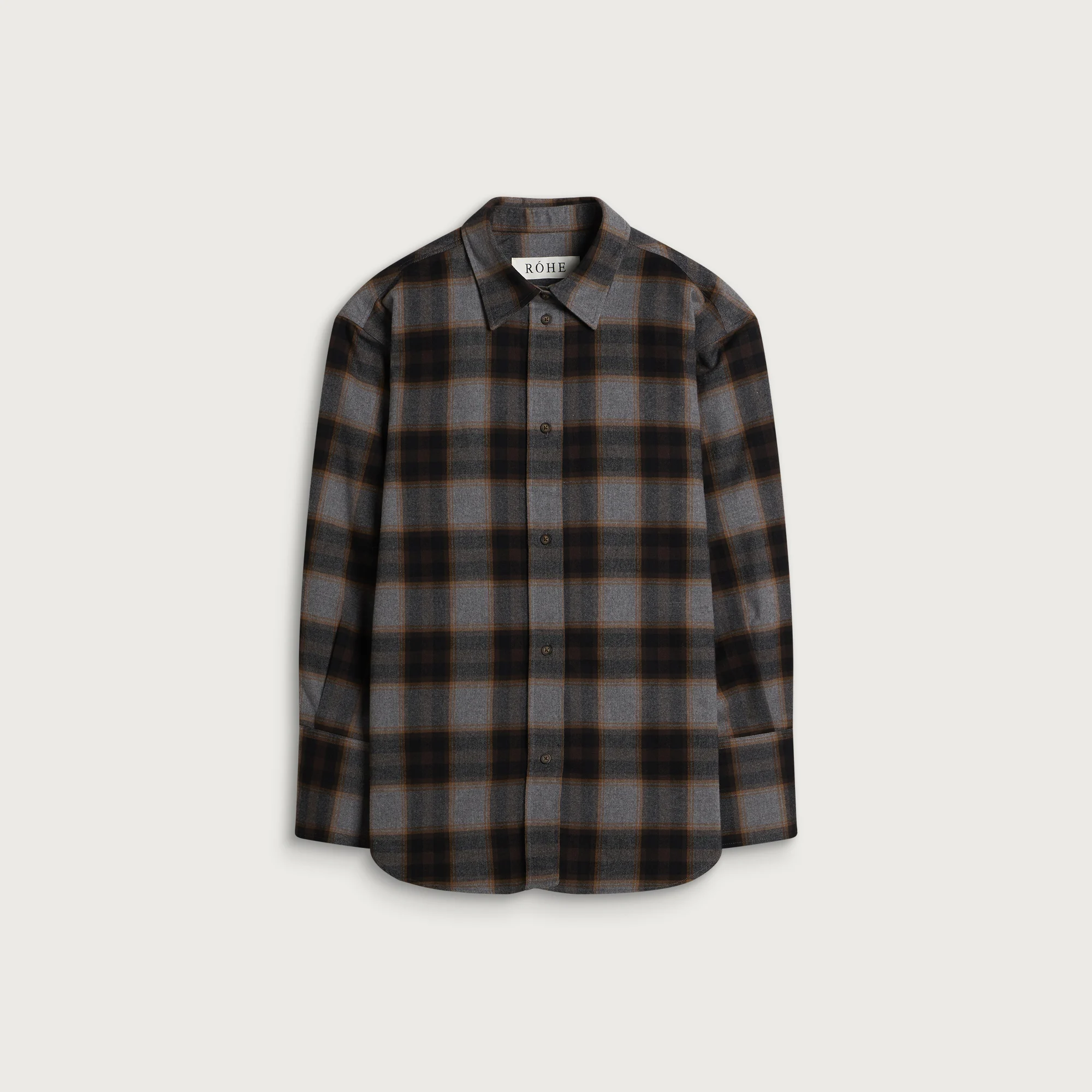 Róhe Flannel Check Overshirt