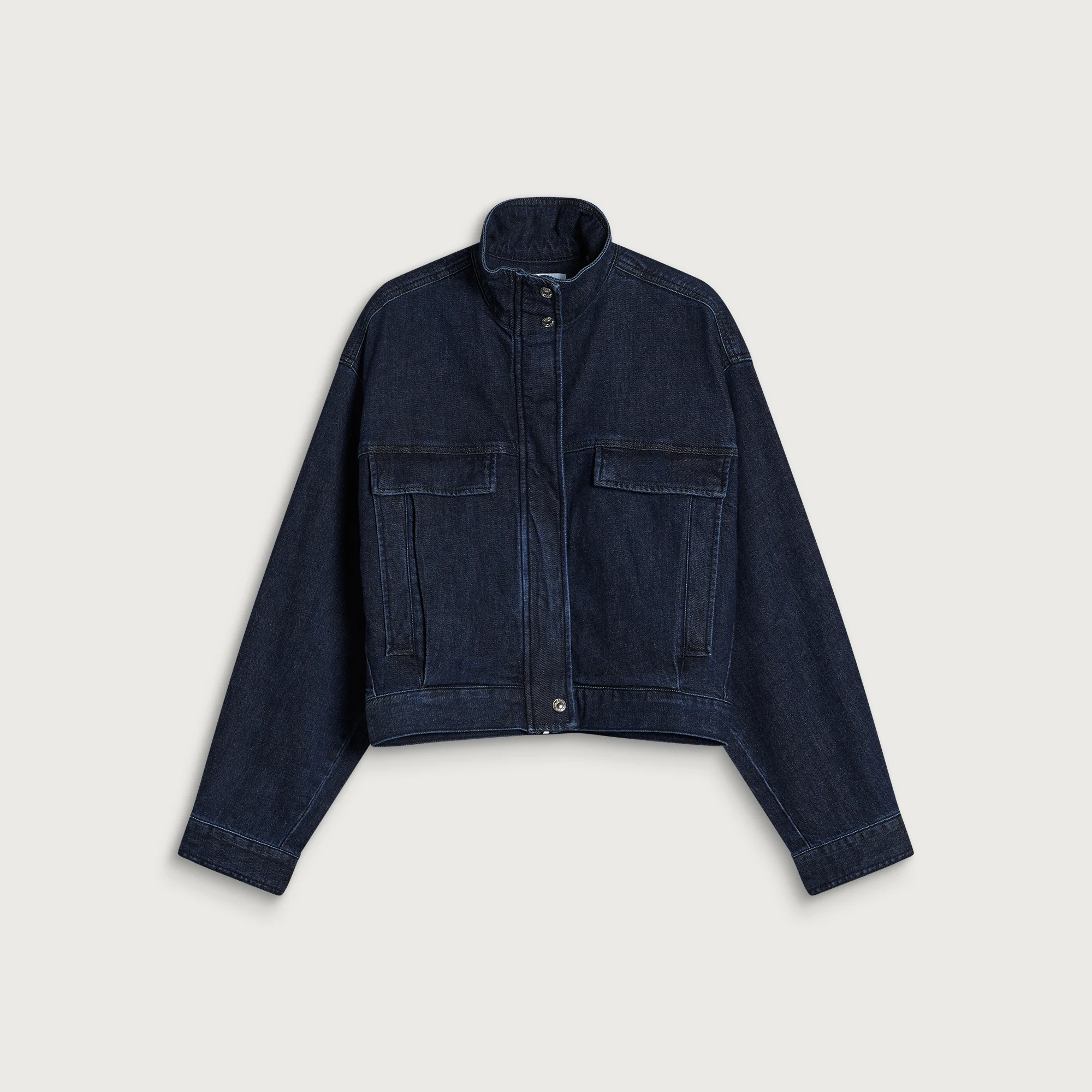 Good American Denim Bomber Jacket