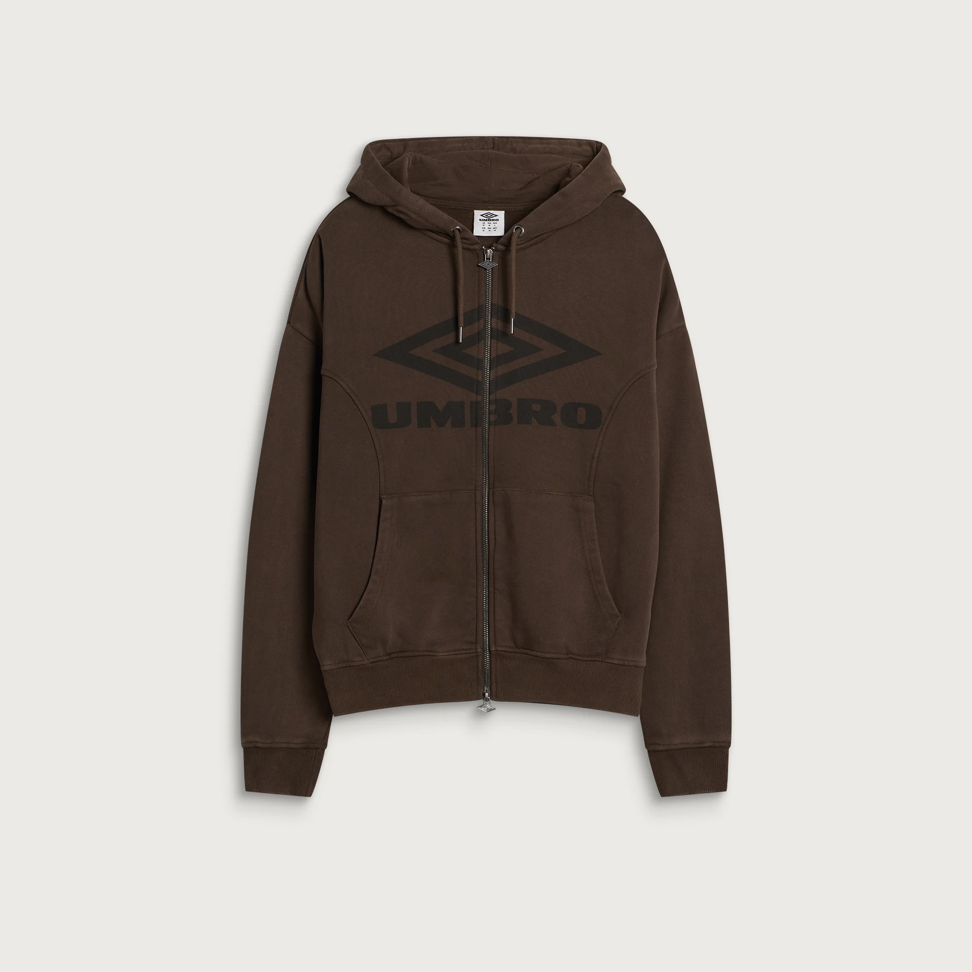 Umbro Washed Zip Through Hoodie
