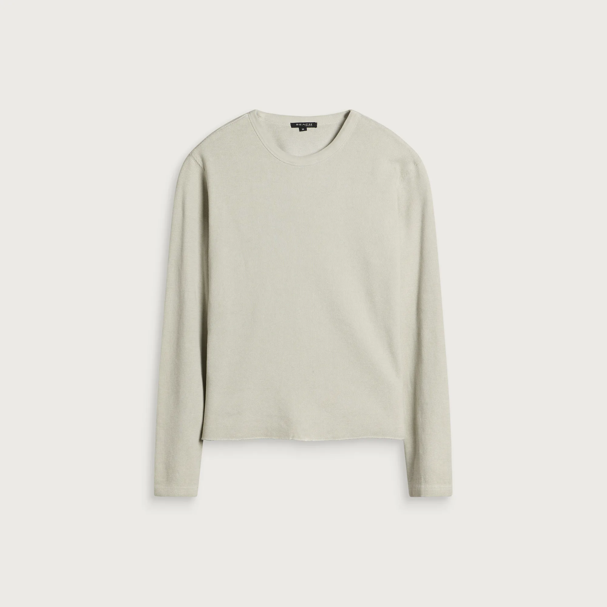 Beach Brains Drive Waffle Long Sleeve Top