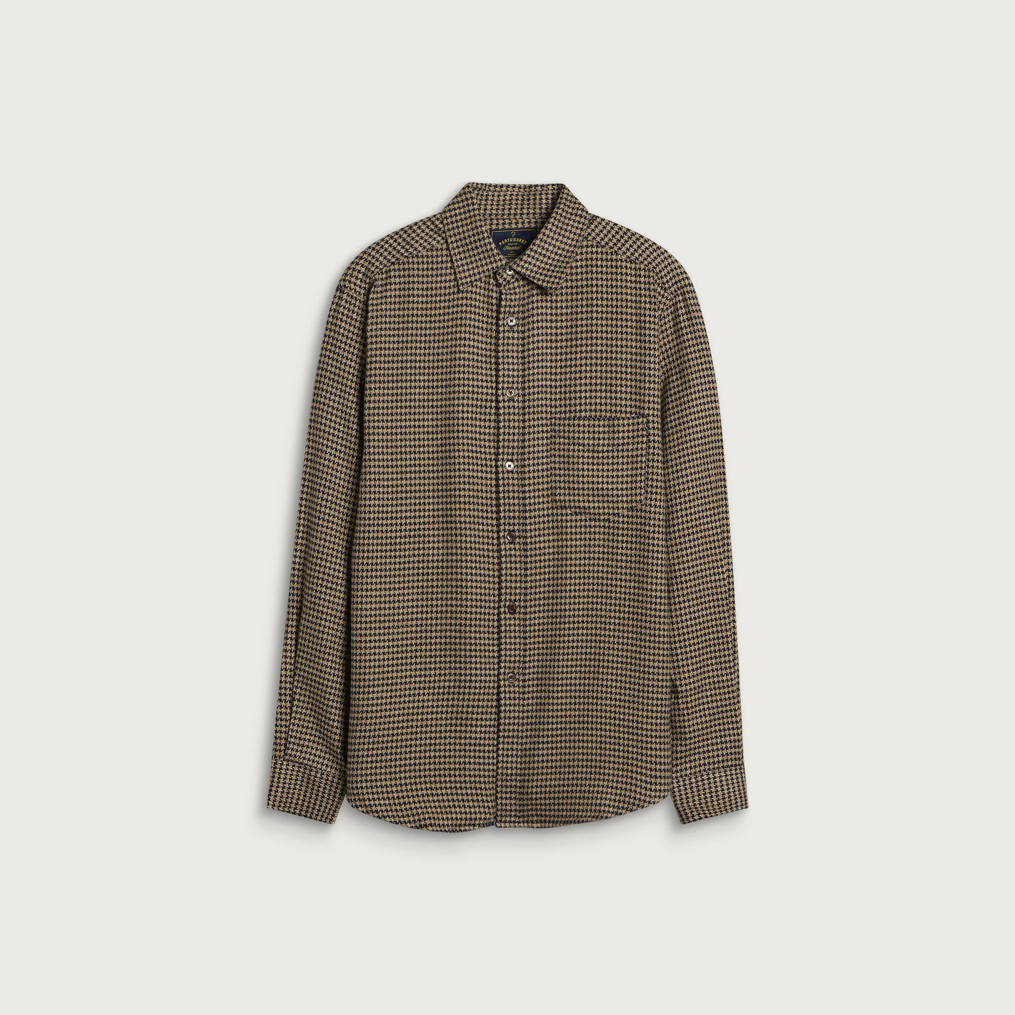 Portuguese Flannel Abstract Houndstooth Shirt