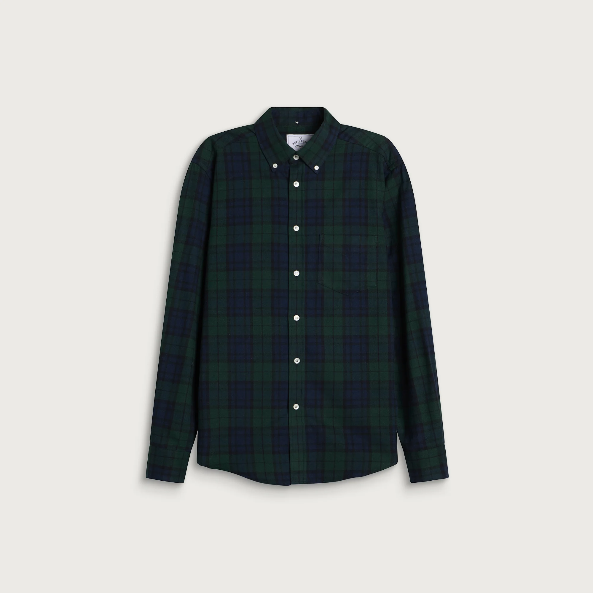 Portuguese Flannel Bonfim Blackwatch Check Shirt