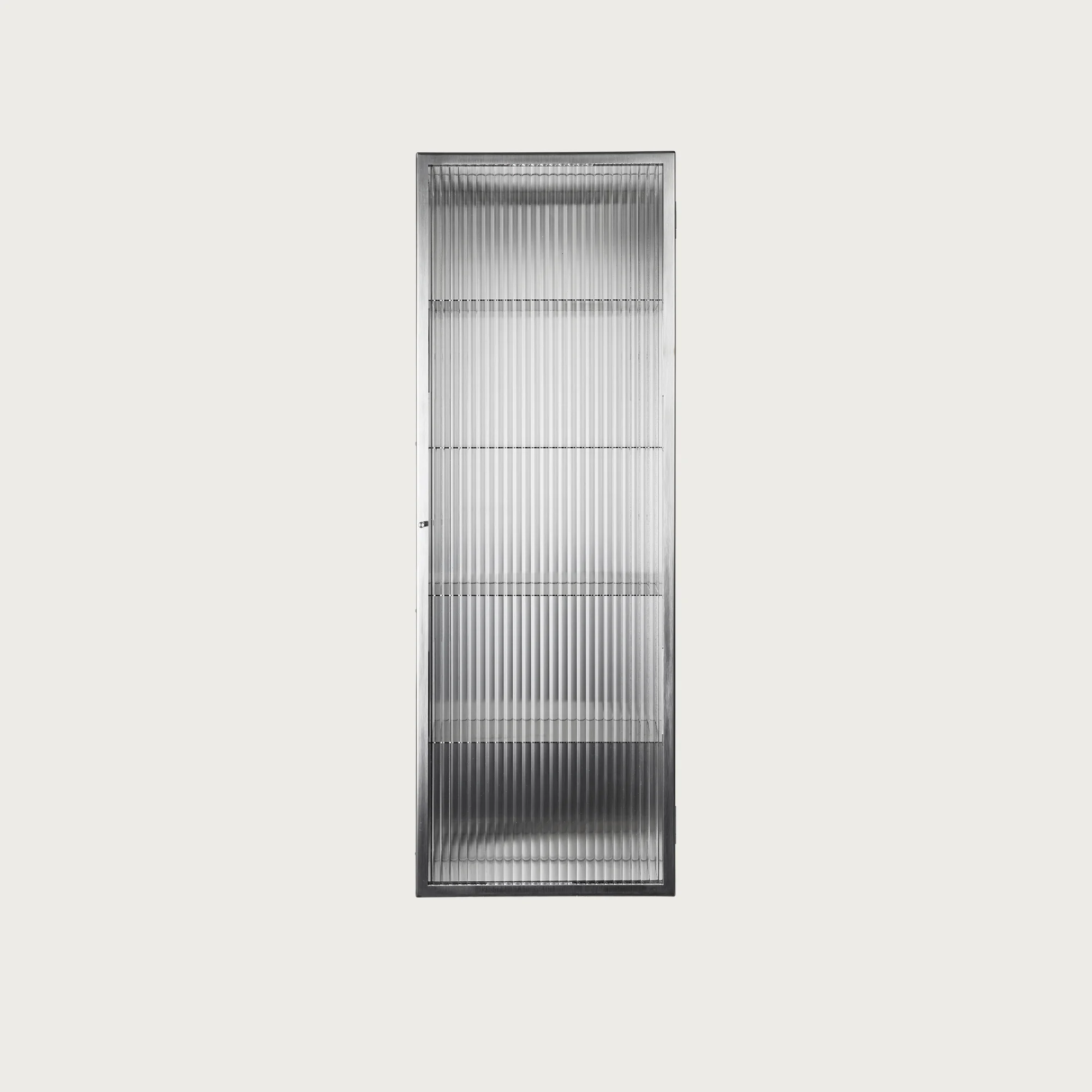 ferm LIVING Haze Wall Cabinet - Reeded Glass - Tall