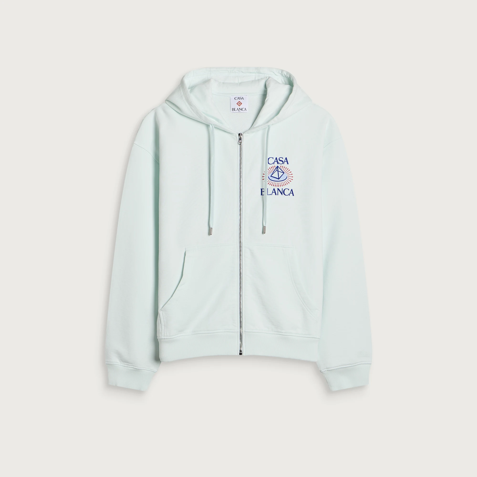 Casablanca Celestial Pyramid Printed Zip Up Hoodie