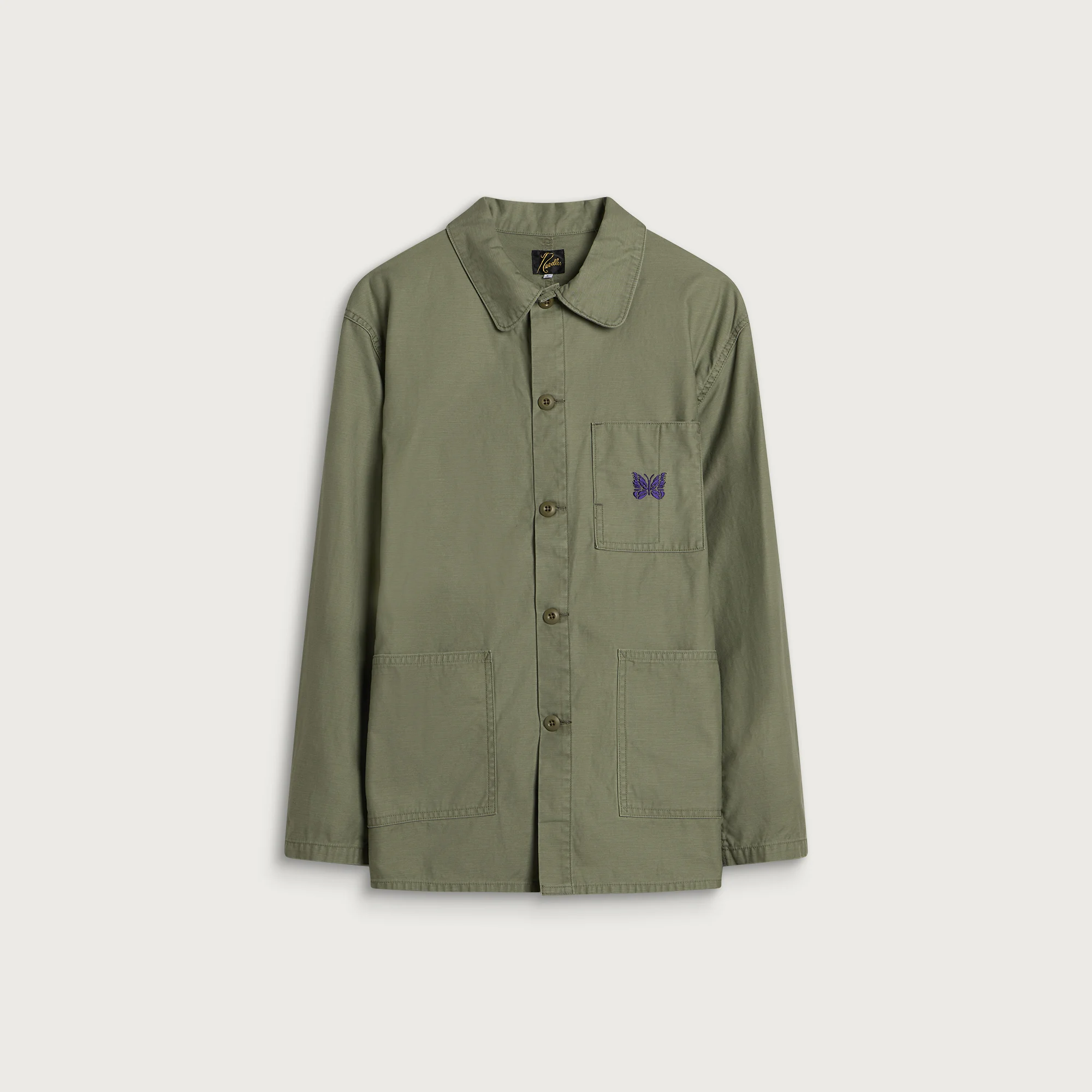 Needles Reversed Sateen Coverall Jacket