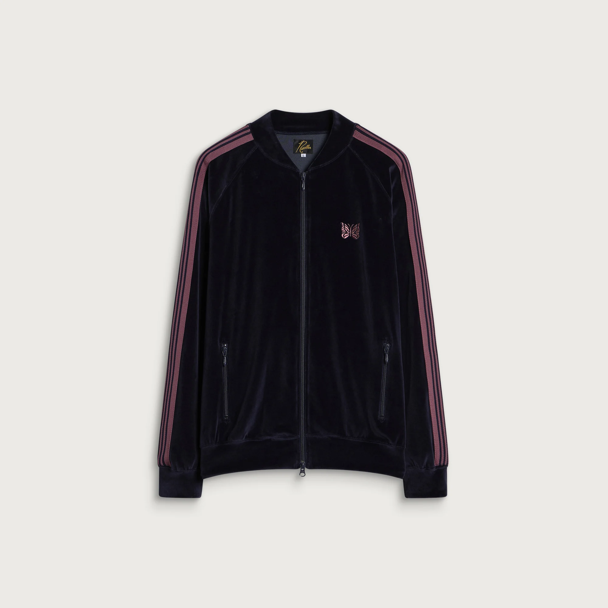 Needles Velour Rib Collar Track Jacket
