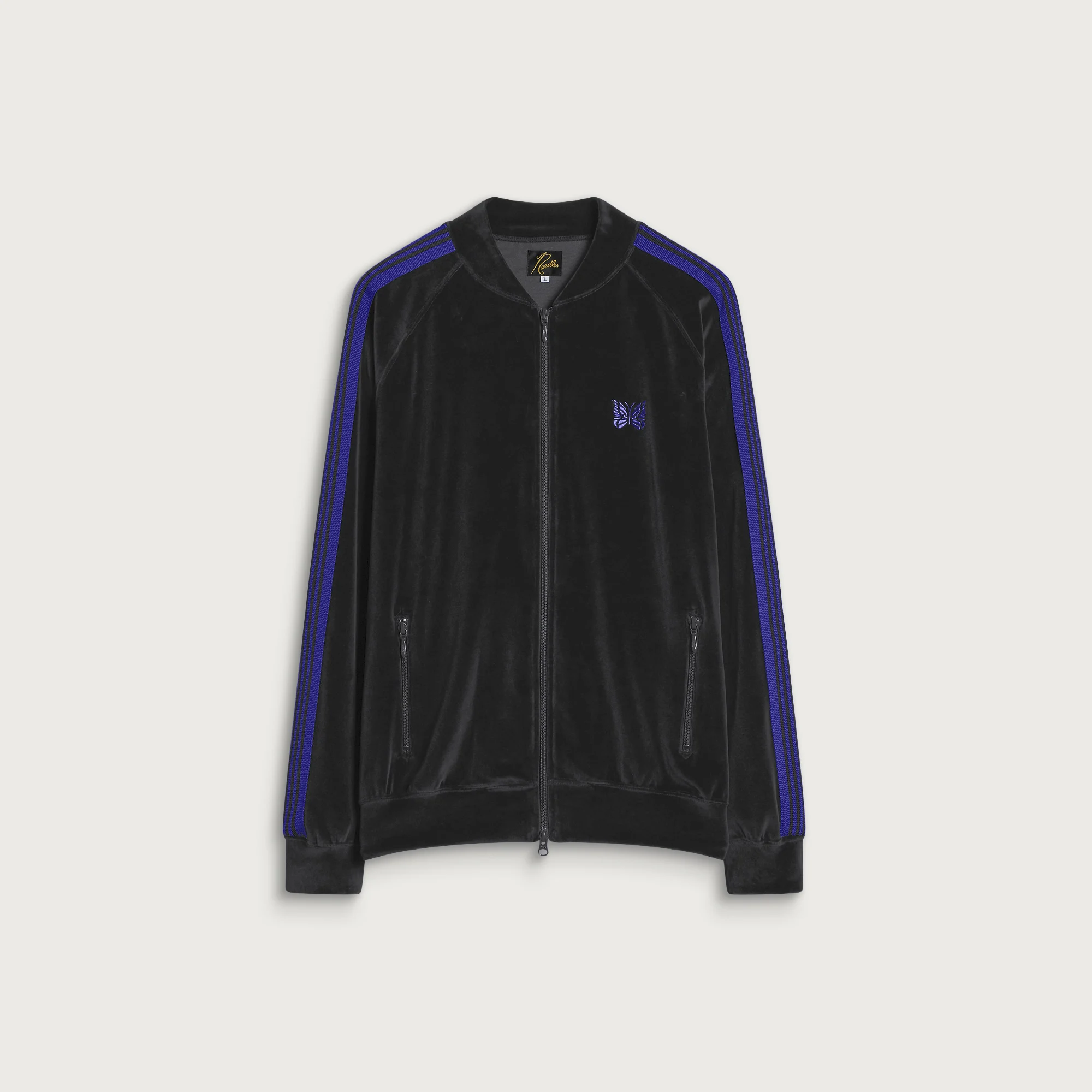Needles Velour Rib Collar Track Jacket